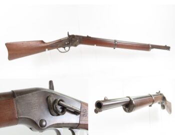 RARE Antique U.S. Contract E.G. LAMSON BALL Patent SR CARBINE Civil War 1 of 1,002 made with Underbarrel Tube Fed Magazine