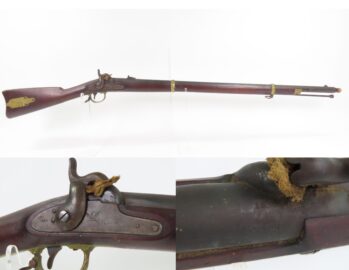 SCARCE Antique CIVIL WAR U.S. Remington M1863 “ZOUAVE” Percussion Rifle Only 12,501 Made for the Union Army 1863-1865