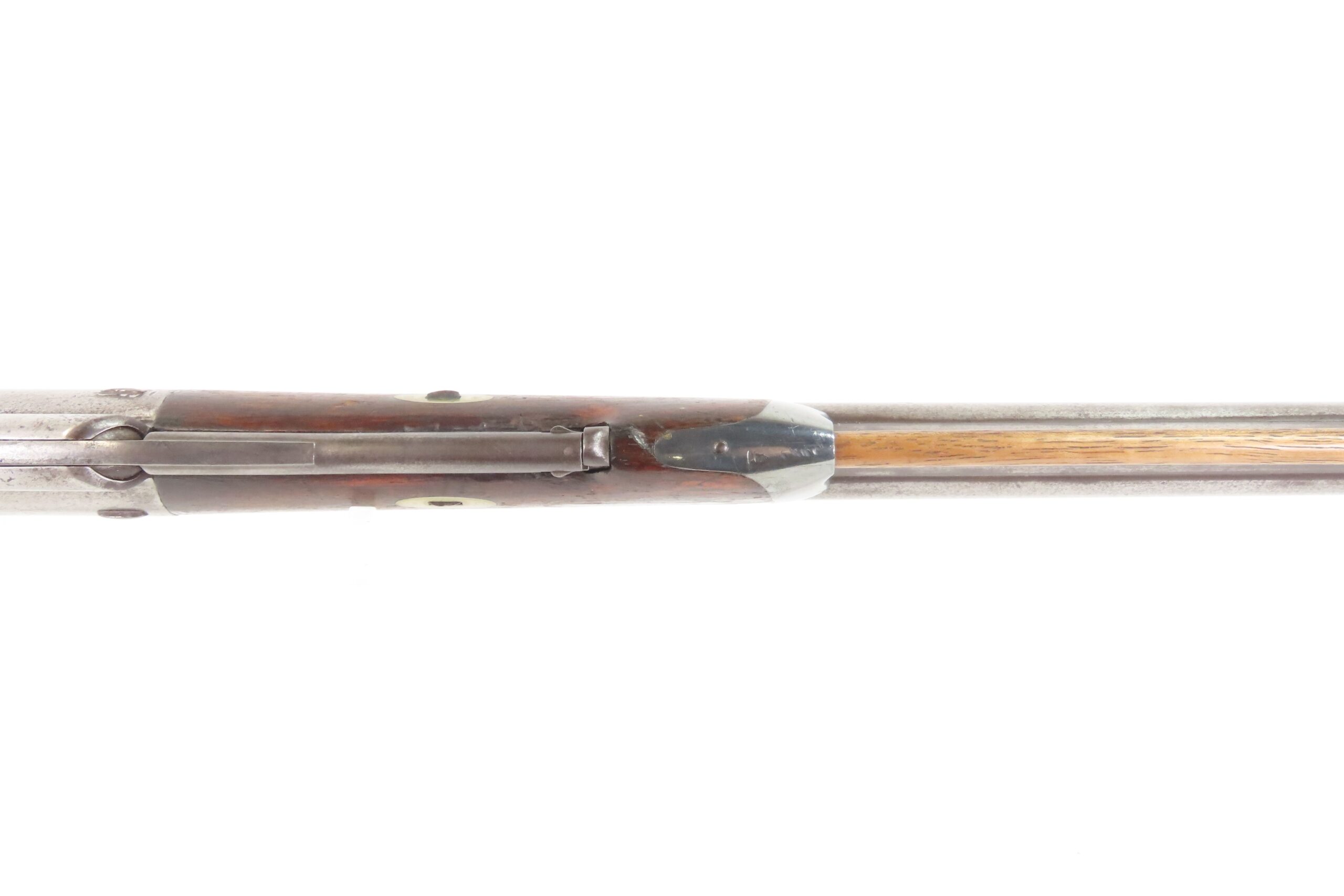 RARE c1861 Antique 10 GAUGE COLT Model 1855 Revolving SHOTGUN Civil War Era 1 of 550 “ROOT” Sidehammer Shotguns - Image 9