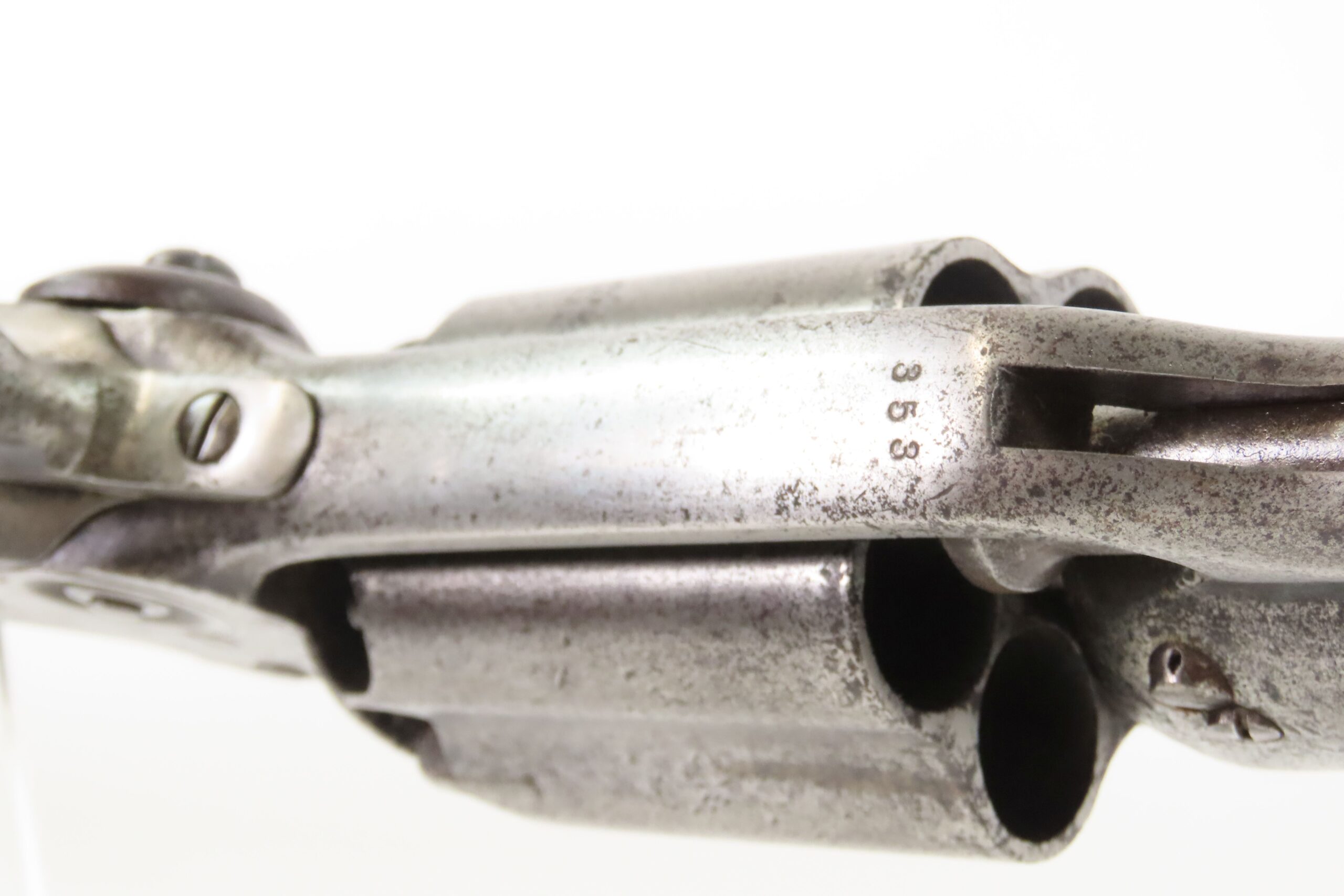 RARE c1861 Antique 10 GAUGE COLT Model 1855 Revolving SHOTGUN Civil War Era 1 of 550 “ROOT” Sidehammer Shotguns - Image 12