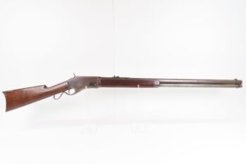 c1879 mfr. Antique WHITNEY KENNEDY Lever Action .45-60 WCF Repeating RIFLE 3-Digit SN LARGE FRAME Rifle with “BURGESS” Style Lever