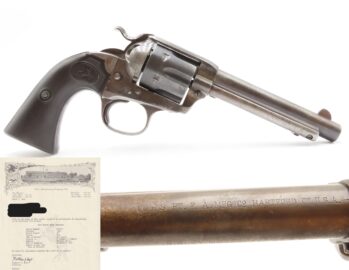 DURANGO, MEXICO SHIPPED 1903 mfr COLT Bisley SINGLE ACTION ARMY .38 S&W C&R 5 ½” SAA in a Scarce Chambering