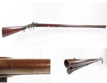 Late 1700s ENGRAVED & GOLD INLAID Antique DURS EGG FLINTLOCK Sporting Gun One of England’s Finest Gunmakers of all time