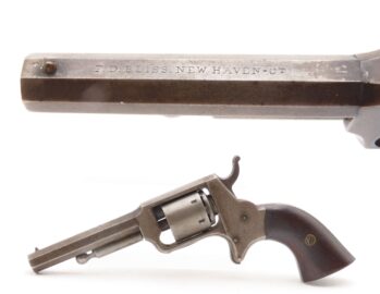 Antique F.D. BLISS Pocket Model SELF DEFENSE .25 RF Single Action REVOLVER CIVIL WAR/WILD WEST Pocket Carry HIDEOUT Revolver