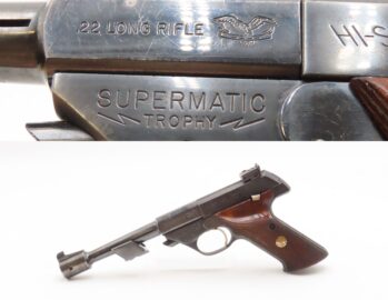 HIGH STANDARD “Supermatic Trophy” Model 102 .22 LR RF TARGET Pistol C&R With a Reputation for RELIABILITY and ACCURACY