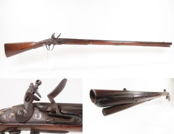 Antique BARNETT HUDSON BAY Co. Large Bore Flintlock NORTHWEST TRADE GUN With “HBC” Barrel and Lock Stamps & “BARNETT/1869”