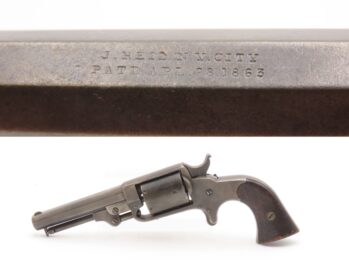 RARE Antique JAMES REID Model 4 DUAL IGNITION Percussion/Rimfire Revolver CIVIL WAR Era New York WILD WEST Hideout Revolver