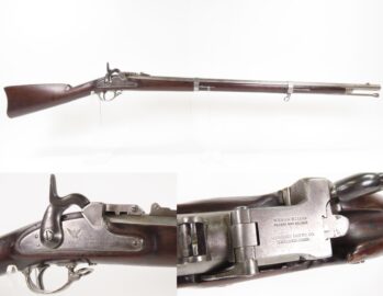 MERIDEN Mfg. Co. Antique MILLER CONVERSION U.S. M1861 .58 RF Rifle-MUSKET 1864 Dated Antique PARKERS, SNOW & CO. Breech Loader