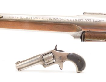 Fine SCARCE Antique REMINGTON SMOOT New Model .32 RF SPUR TRIGGER Revolver  One of Only 3,000 New Model No. 2 Pocket Revolvers