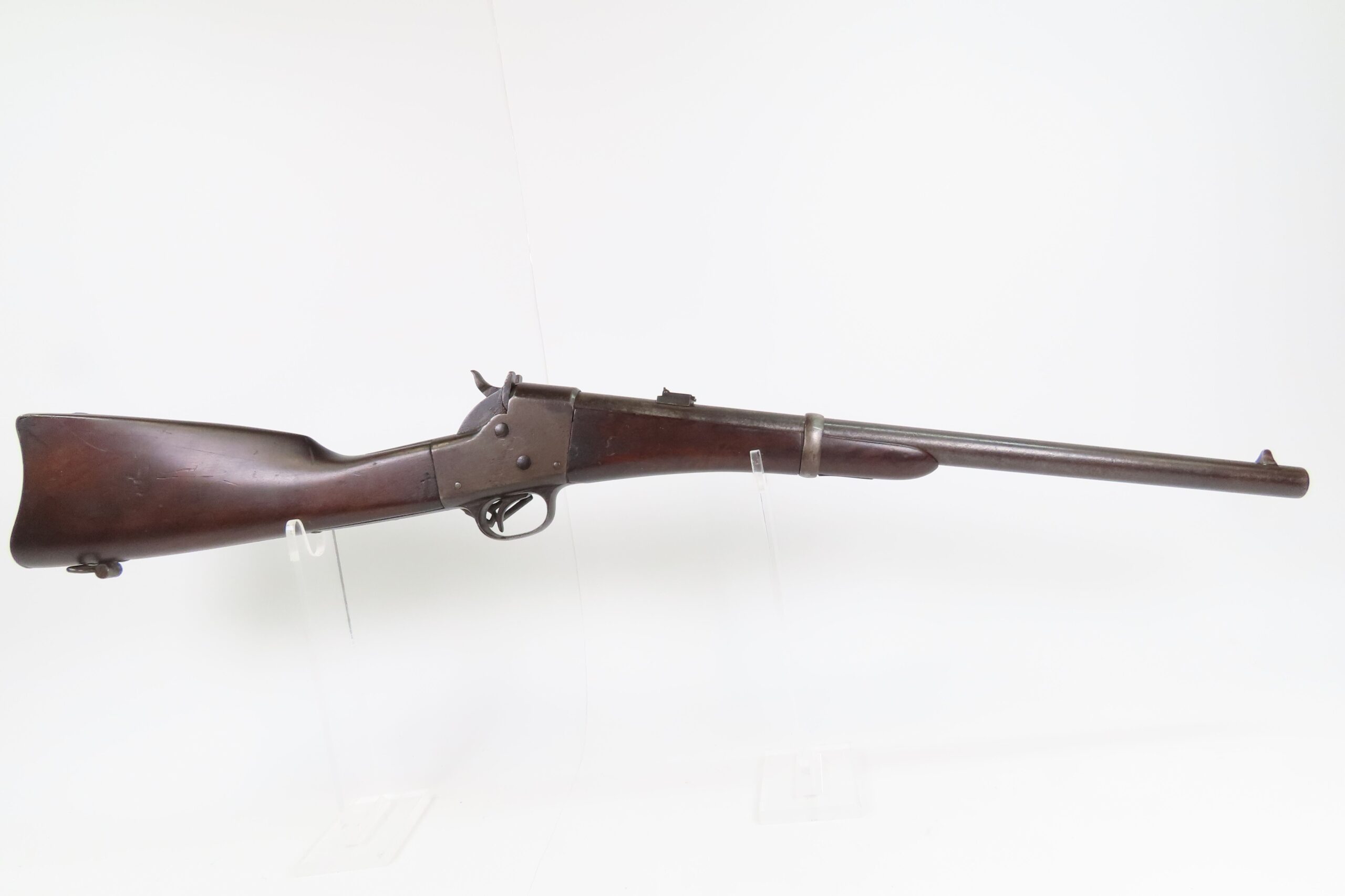 SCARCE Antique U.S. REMINGTON/SAVAGE ARMS Split Breech SADDLE RING Carbine With SIAMESE “CHAKRA” Marked on Top of Action - Image 3