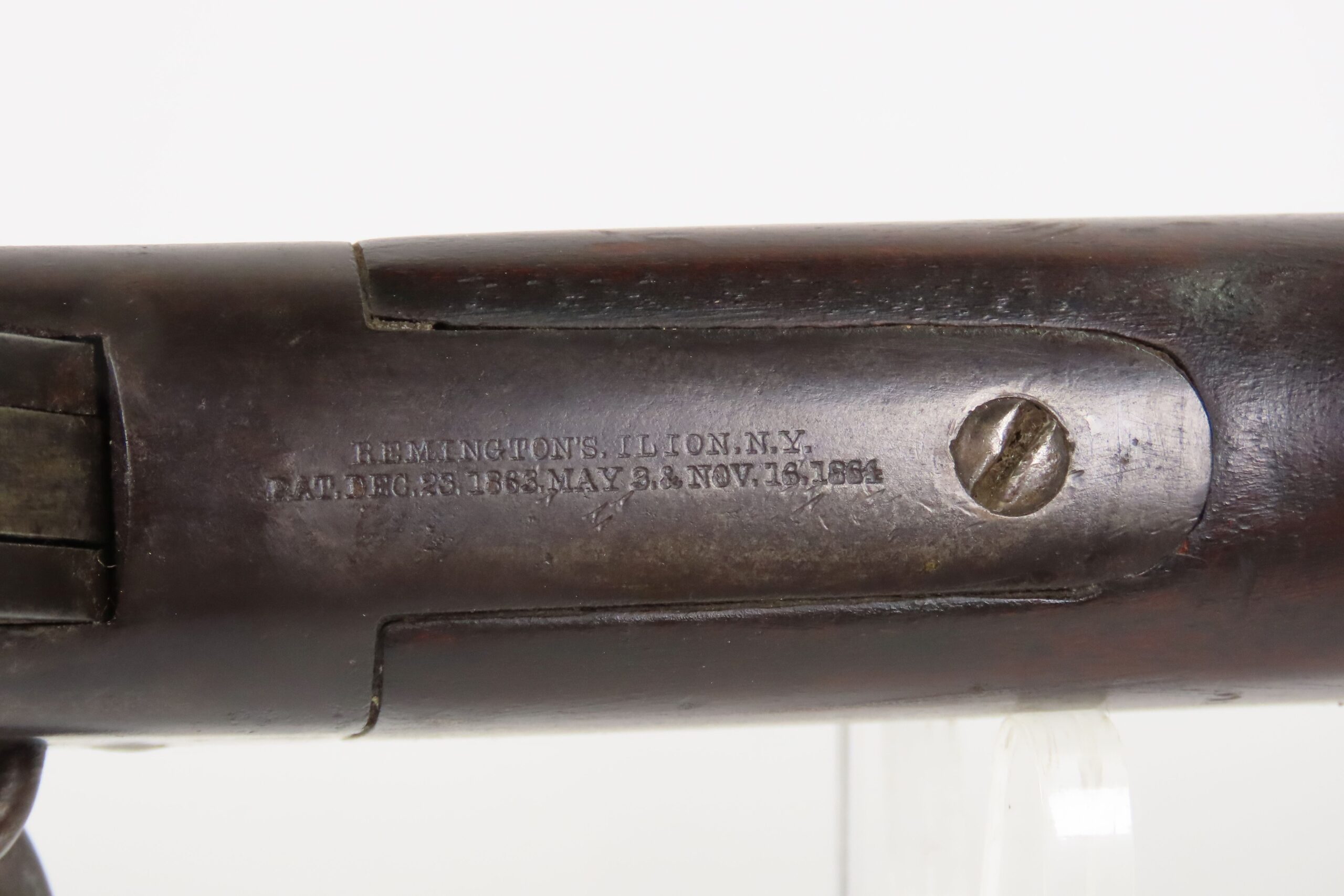 SCARCE Antique U.S. REMINGTON/SAVAGE ARMS Split Breech SADDLE RING Carbine With SIAMESE “CHAKRA” Marked on Top of Action - Image 13