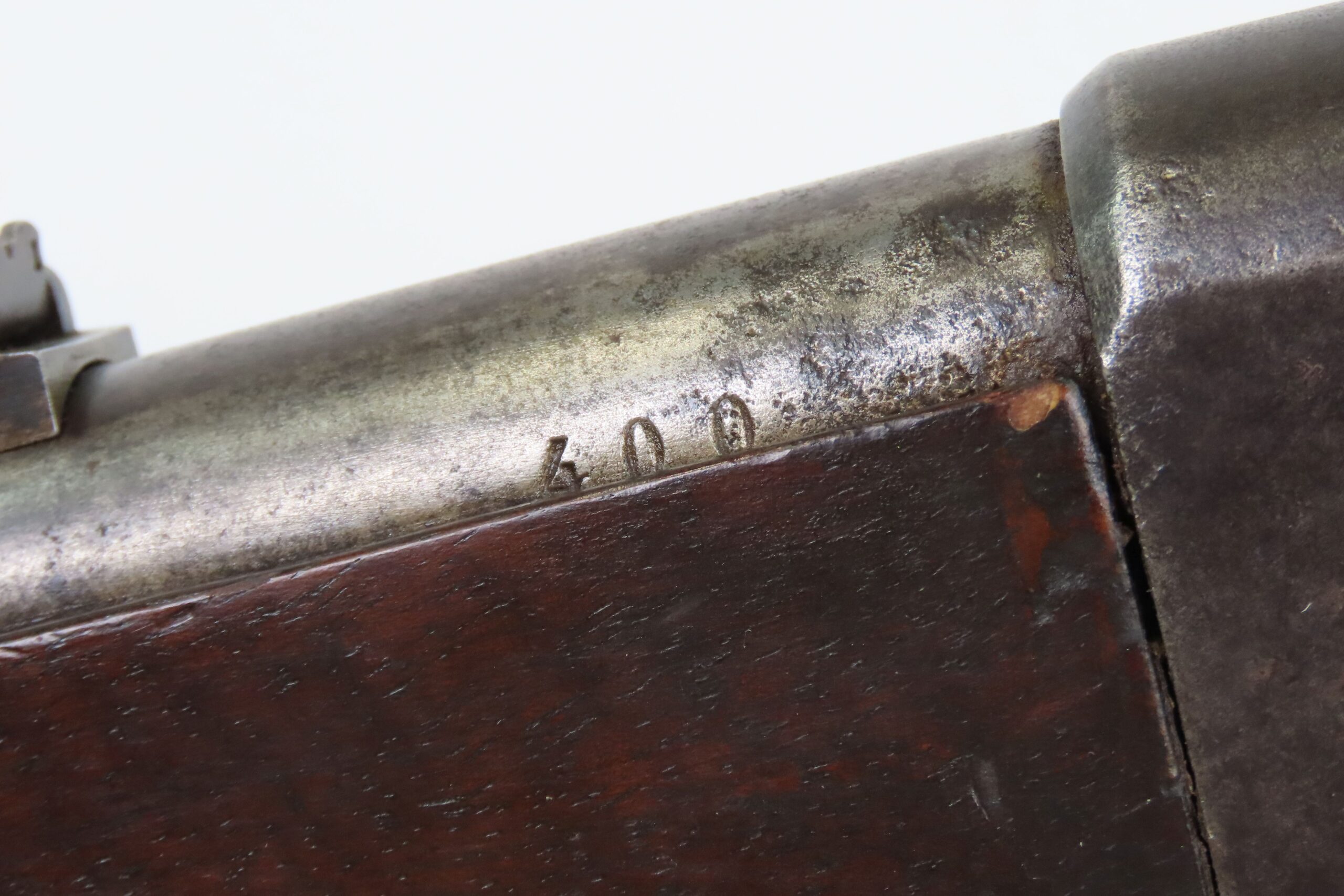 SCARCE Antique U.S. REMINGTON/SAVAGE ARMS Split Breech SADDLE RING Carbine With SIAMESE “CHAKRA” Marked on Top of Action - Image 20