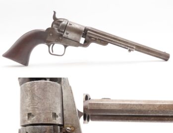 CIVIL WAR NAVAL Inspected Antique U.S. COLT M1851 NAVY Conversion Revolver  MARTIALLY INSPECTED & Manufactured in 1856