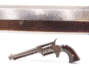CIVIL WAR Era WILLIAM UHLINGER .32 RF “W.L. Grant” Marked POCKET Revolver RARE PATENT INFRINGEMENT Pistol of the Civil War