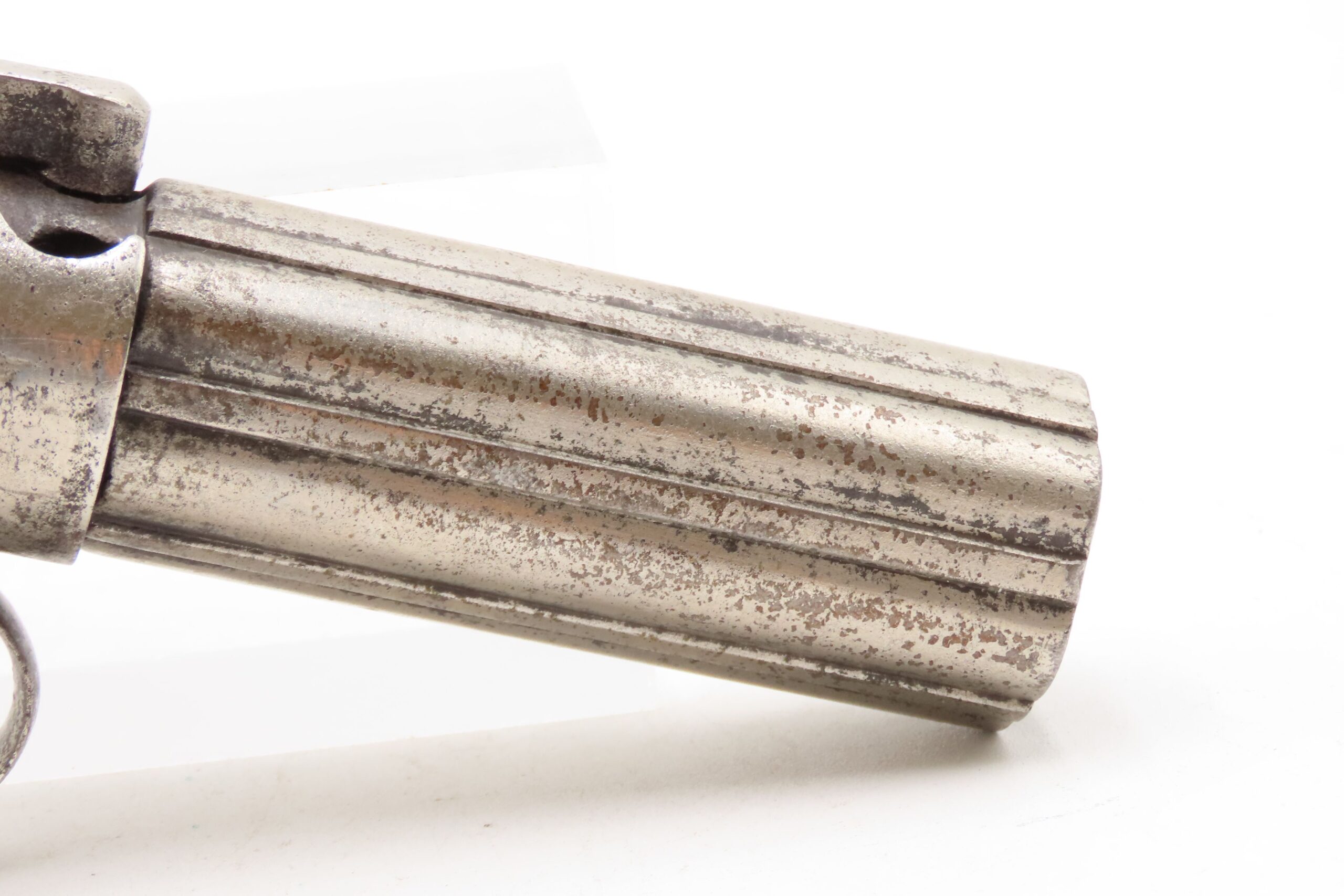 ENGRAVED Antique ALLEN & THURBER .31 Bar Hammer NORWICH Pepperbox BELLY GUN First American Double Action Revolving Pistol - Image 19