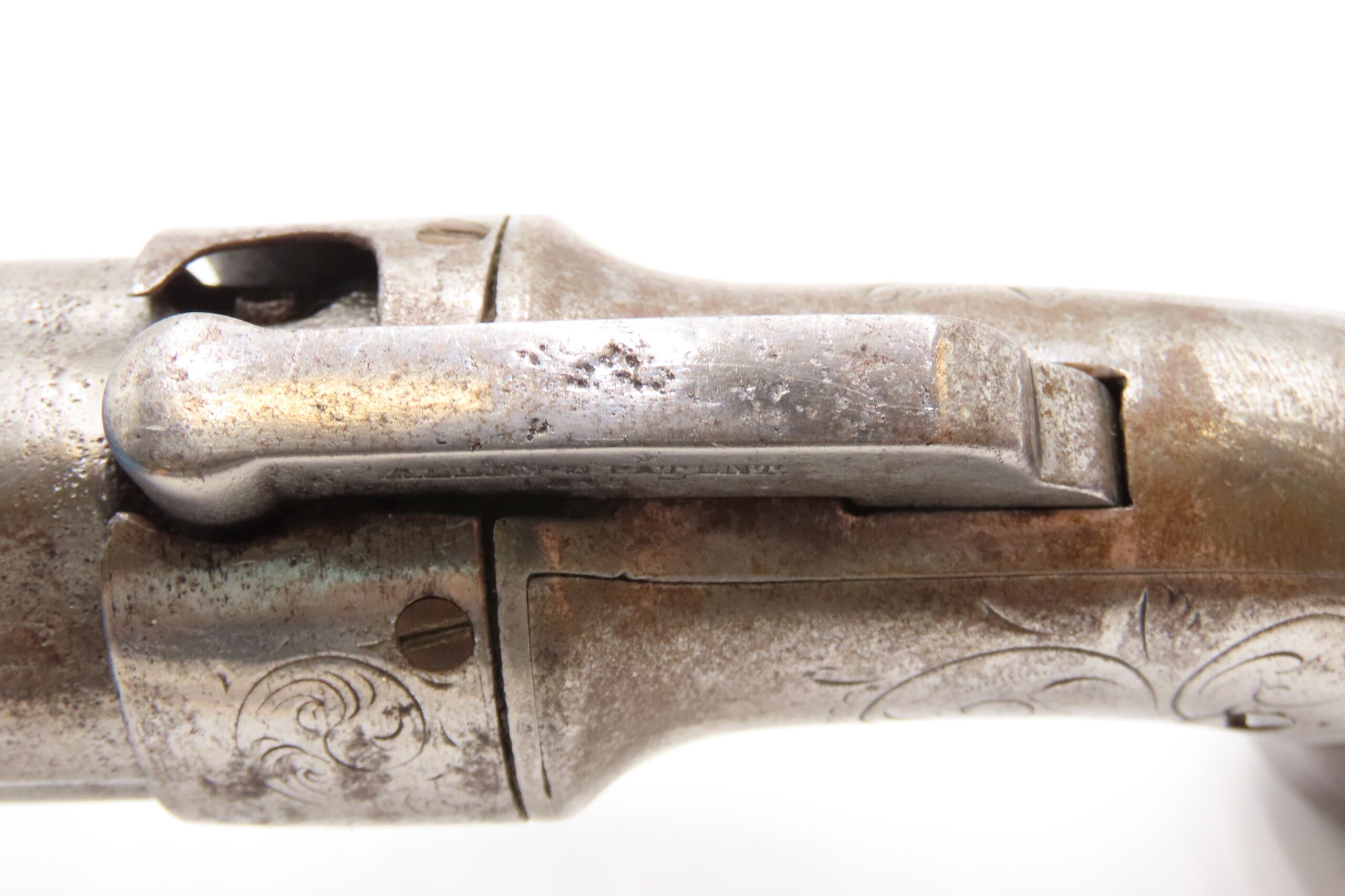 CIVIL WAR Era Antique ALLEN & WHEELOCK .31 PERCUSSION Pepperbox GOLD RUSH ENGRAVED 6-Shot Pepperbox RIVERBOAT GAMBLER - Image 8