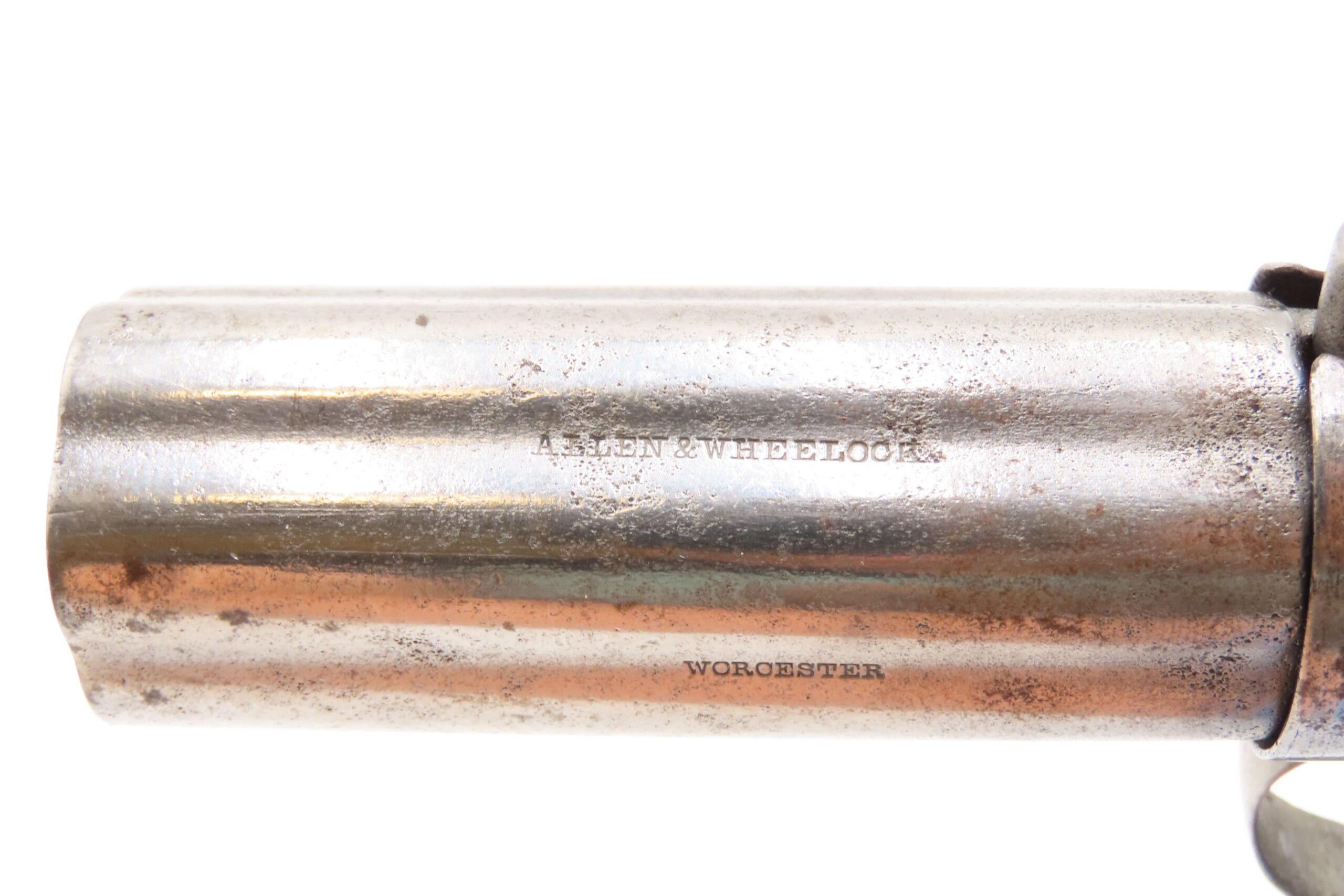 CIVIL WAR Era Antique ALLEN & WHEELOCK .31 PERCUSSION Pepperbox GOLD RUSH ENGRAVED 6-Shot Pepperbox RIVERBOAT GAMBLER - Image 9