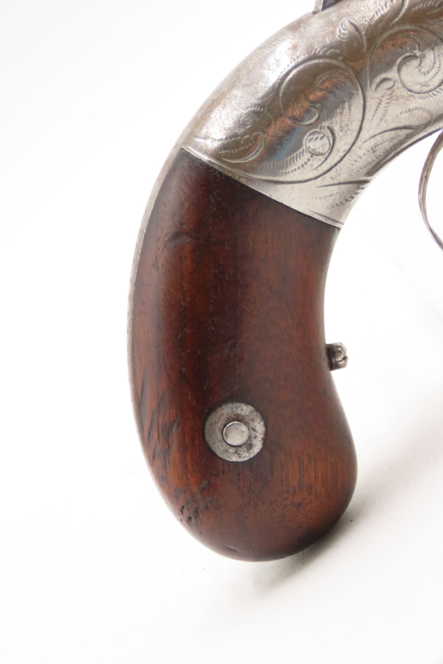 CIVIL WAR Era Antique ALLEN & WHEELOCK .31 PERCUSSION Pepperbox GOLD RUSH ENGRAVED 6-Shot Pepperbox RIVERBOAT GAMBLER - Image 17