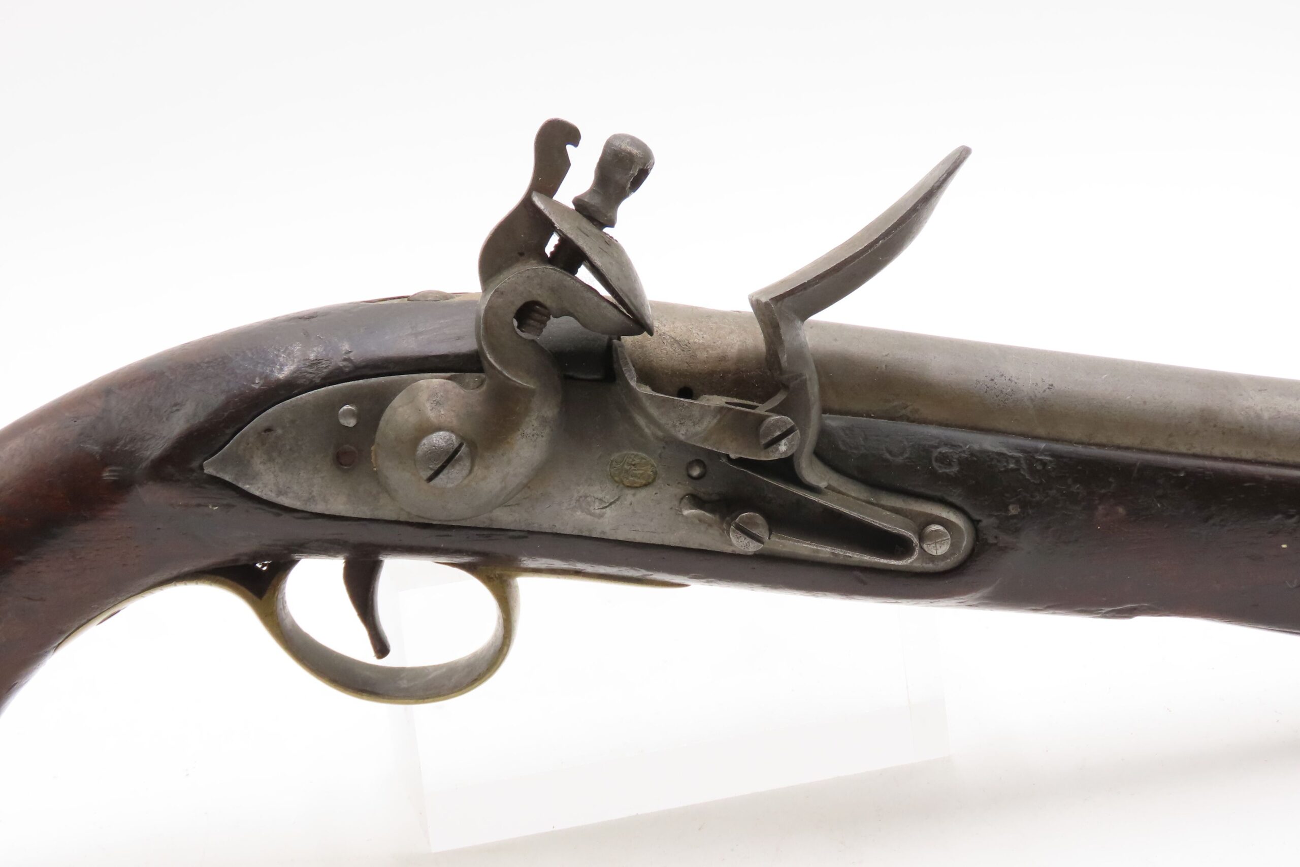 Antique ARABIC Marked EAST INDIA COMPANY NEW LAND Pattern FLINTLOCK 1800s With Sunken GILT FILLED ARABIC PROOF on the Lock - Image 5