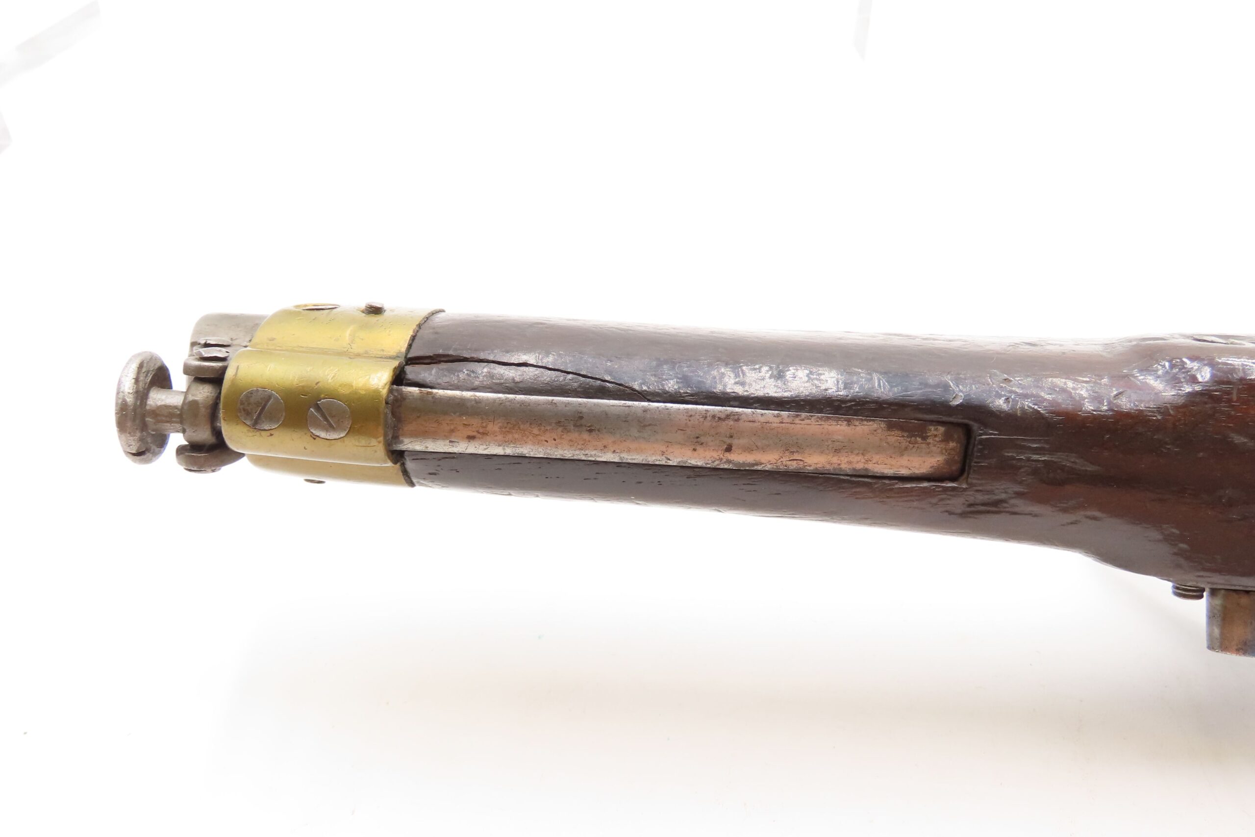Antique ARABIC Marked EAST INDIA COMPANY NEW LAND Pattern FLINTLOCK 1800s With Sunken GILT FILLED ARABIC PROOF on the Lock - Image 11