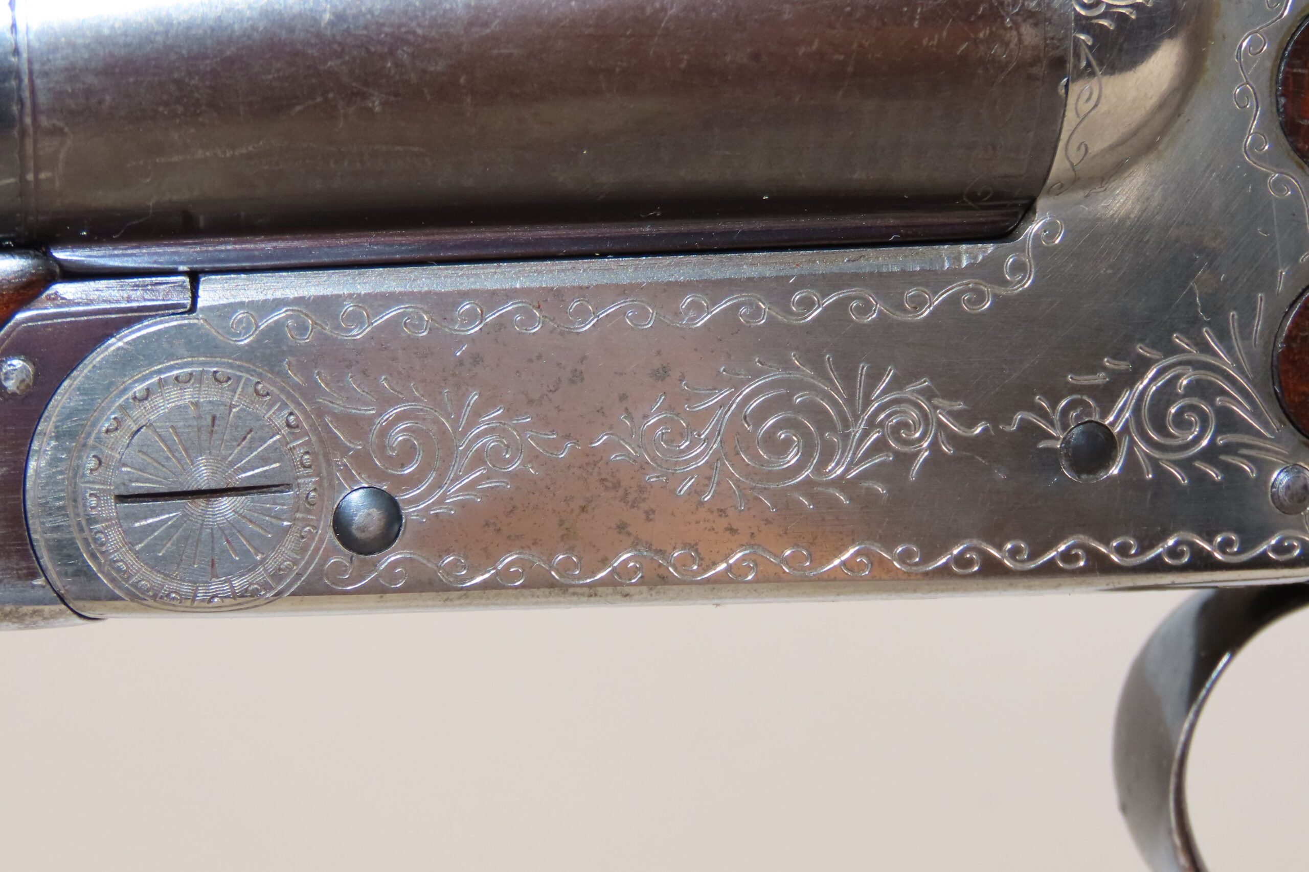 Engraved Spanish ARAMBERRI Double Barrel SxS SPORTING/HUNTING Shotgun C&R “THE ENGLISH GAME GUN” Boxlock GAME GETTING Shotgun - Image 7