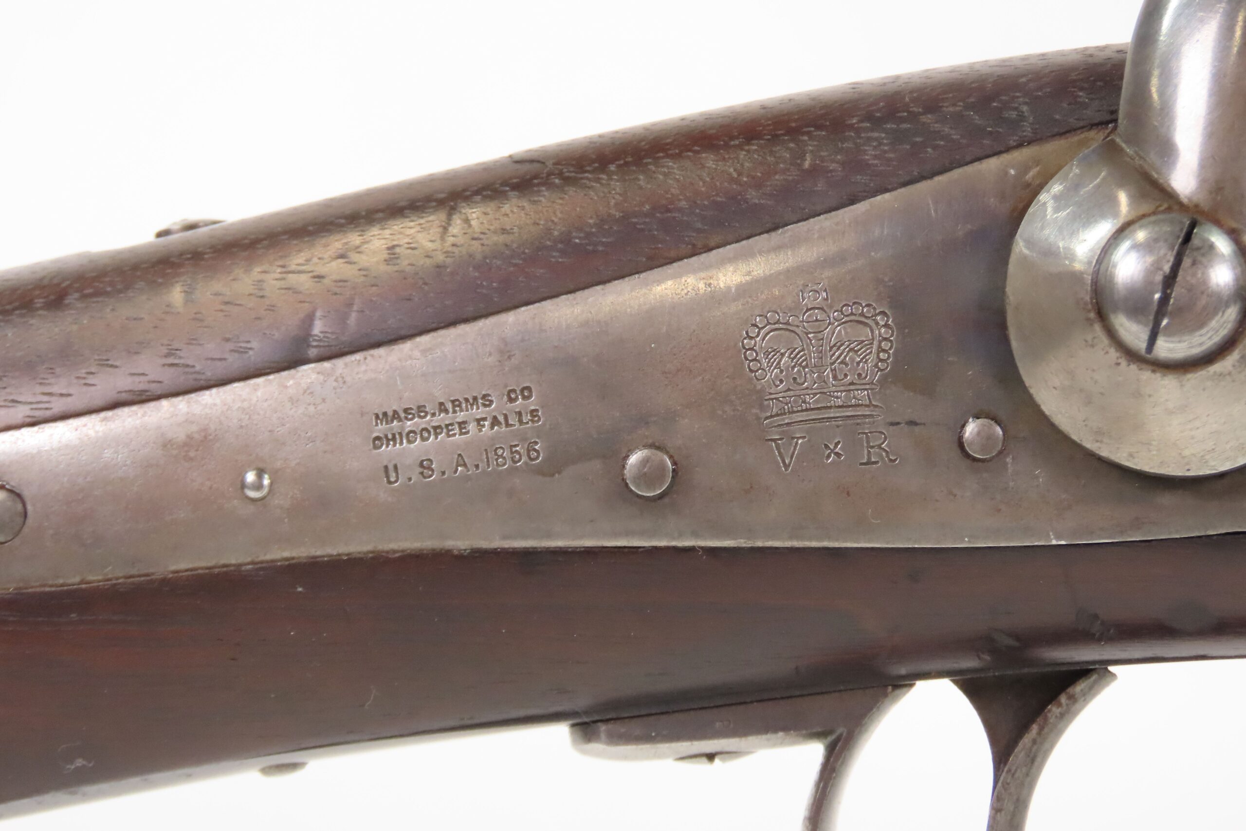 SCARCE MASS. ARMS British Contract GREENE PATENT Breech Loading CARBINE 1 of 2000 Made for British Use in the CRIMEAN WAR! - Image 8