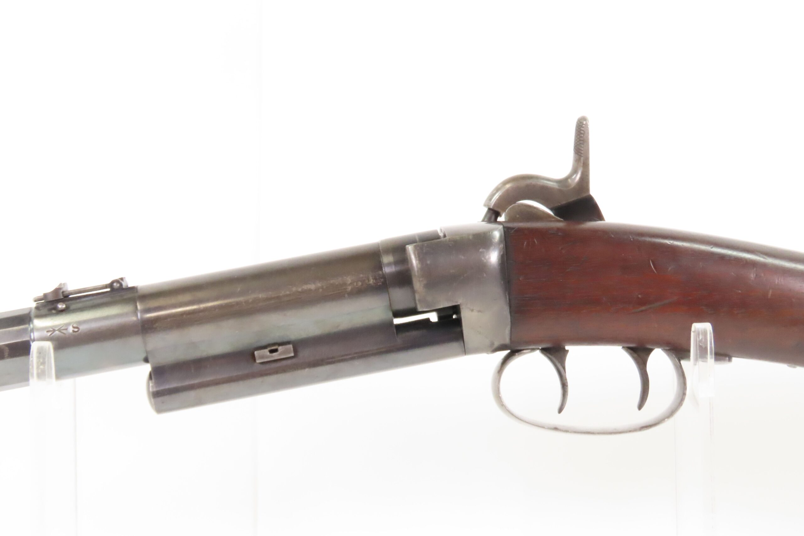 SCARCE MASS. ARMS British Contract GREENE PATENT Breech Loading CARBINE 1 of 2000 Made for British Use in the CRIMEAN WAR! - Image 22
