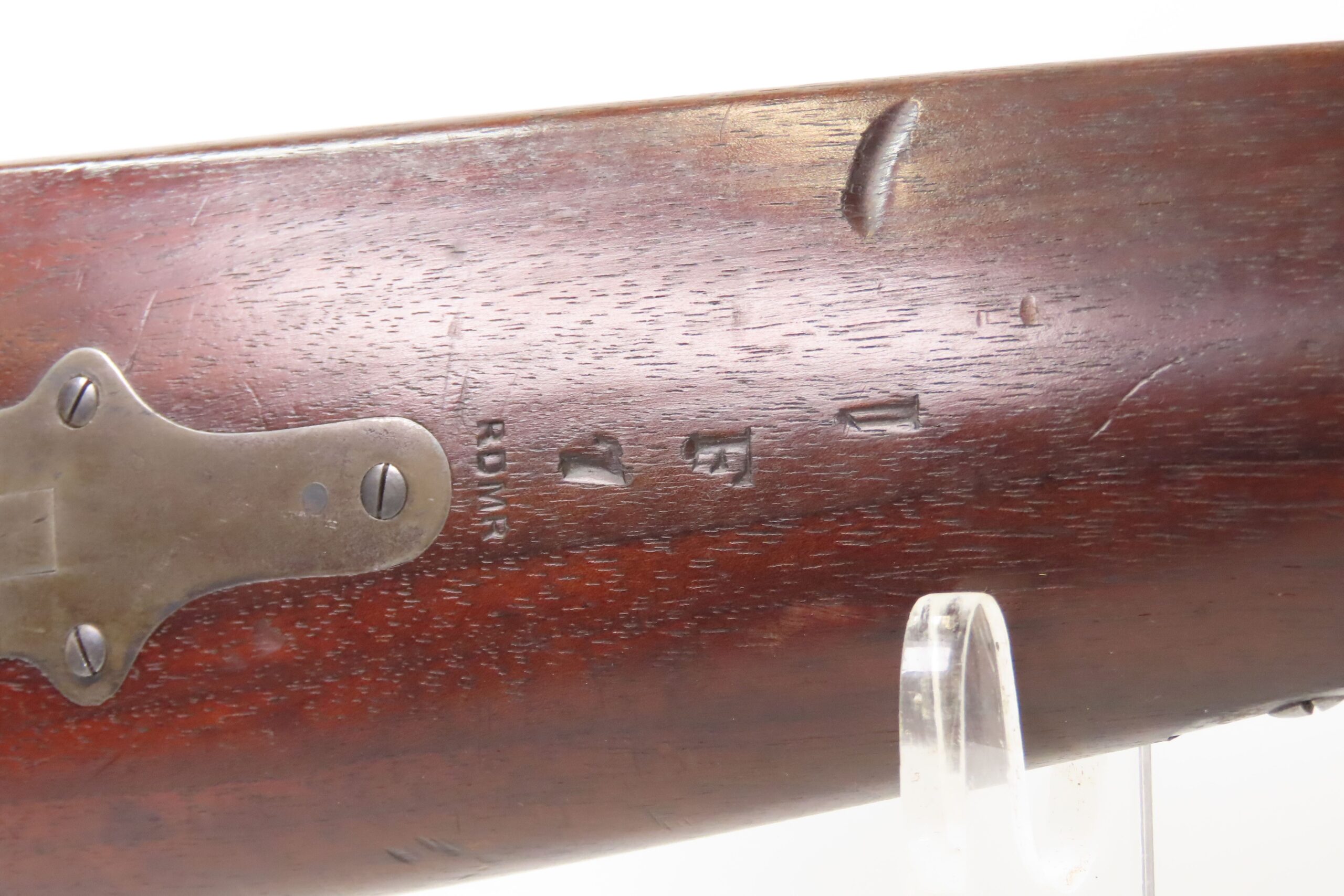 SCARCE MASS. ARMS British Contract GREENE PATENT Breech Loading CARBINE 1 of 2000 Made for British Use in the CRIMEAN WAR! - Image 7