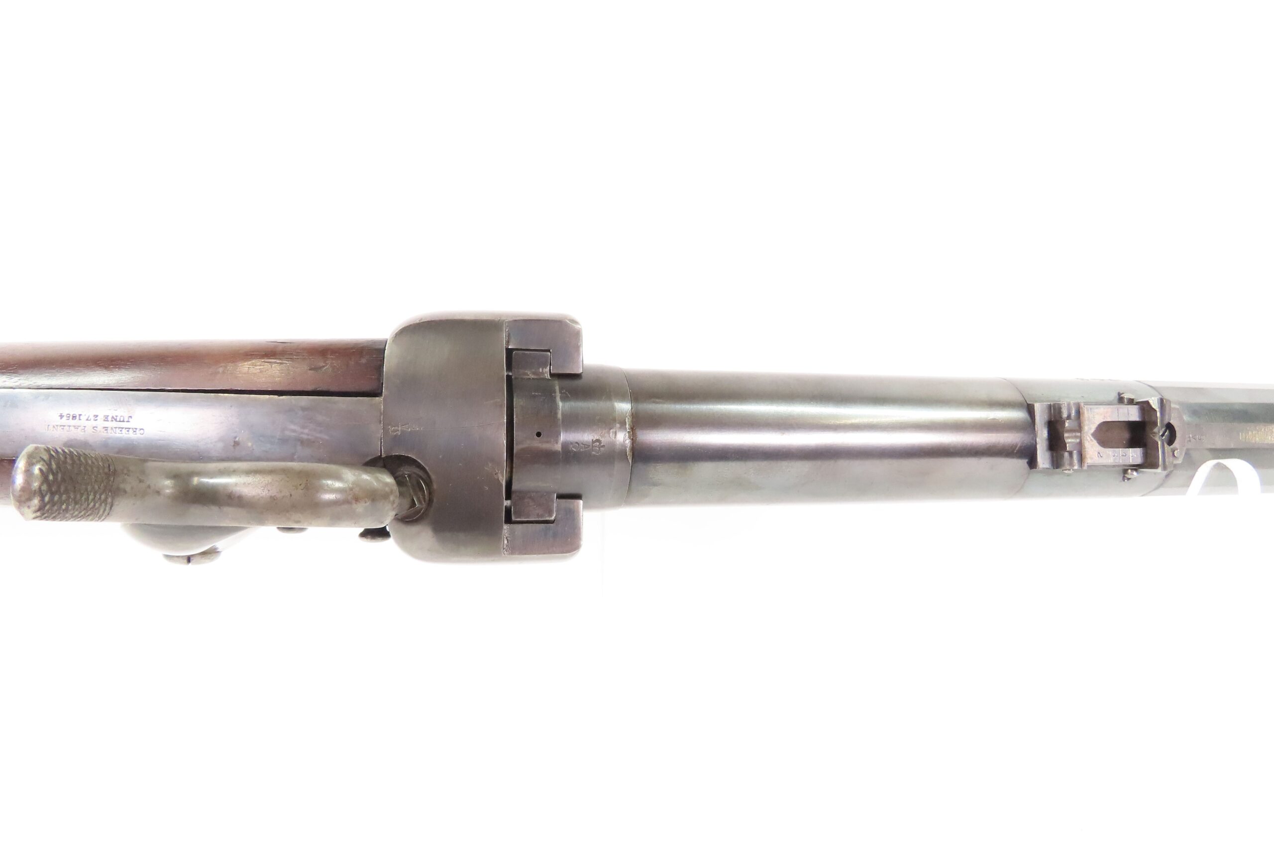 SCARCE MASS. ARMS British Contract GREENE PATENT Breech Loading CARBINE 1 of 2000 Made for British Use in the CRIMEAN WAR! - Image 16