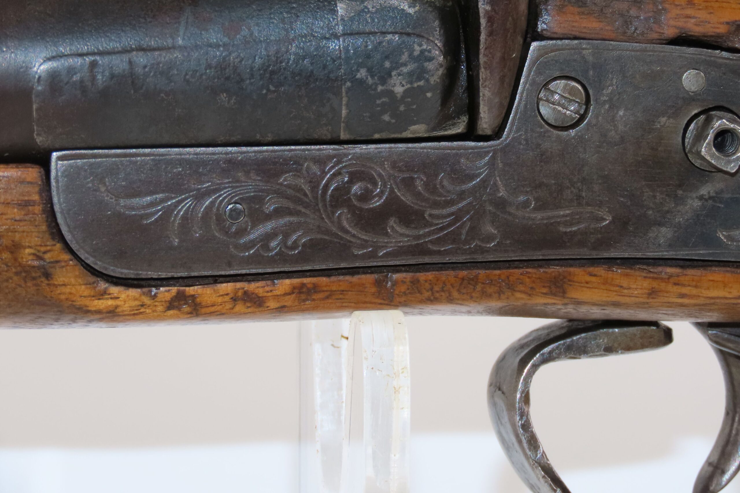 ENGRAVED Antique BELGIAN 12 g. Double Barrel SIDE x SIDE Percussion SHOTGUN Mid-1800s HOMESTEAD Hunting/Fowling Piece - Image 15