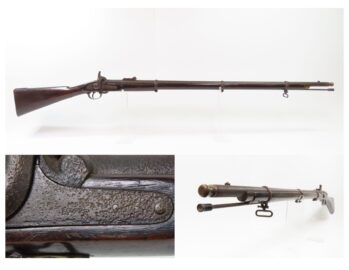 1863 Dated CIVIL WAR Antique British P1853 ENFIELD Infantry Rifle-Musket P 53 TOWER Marked .60 Rifle-Musket