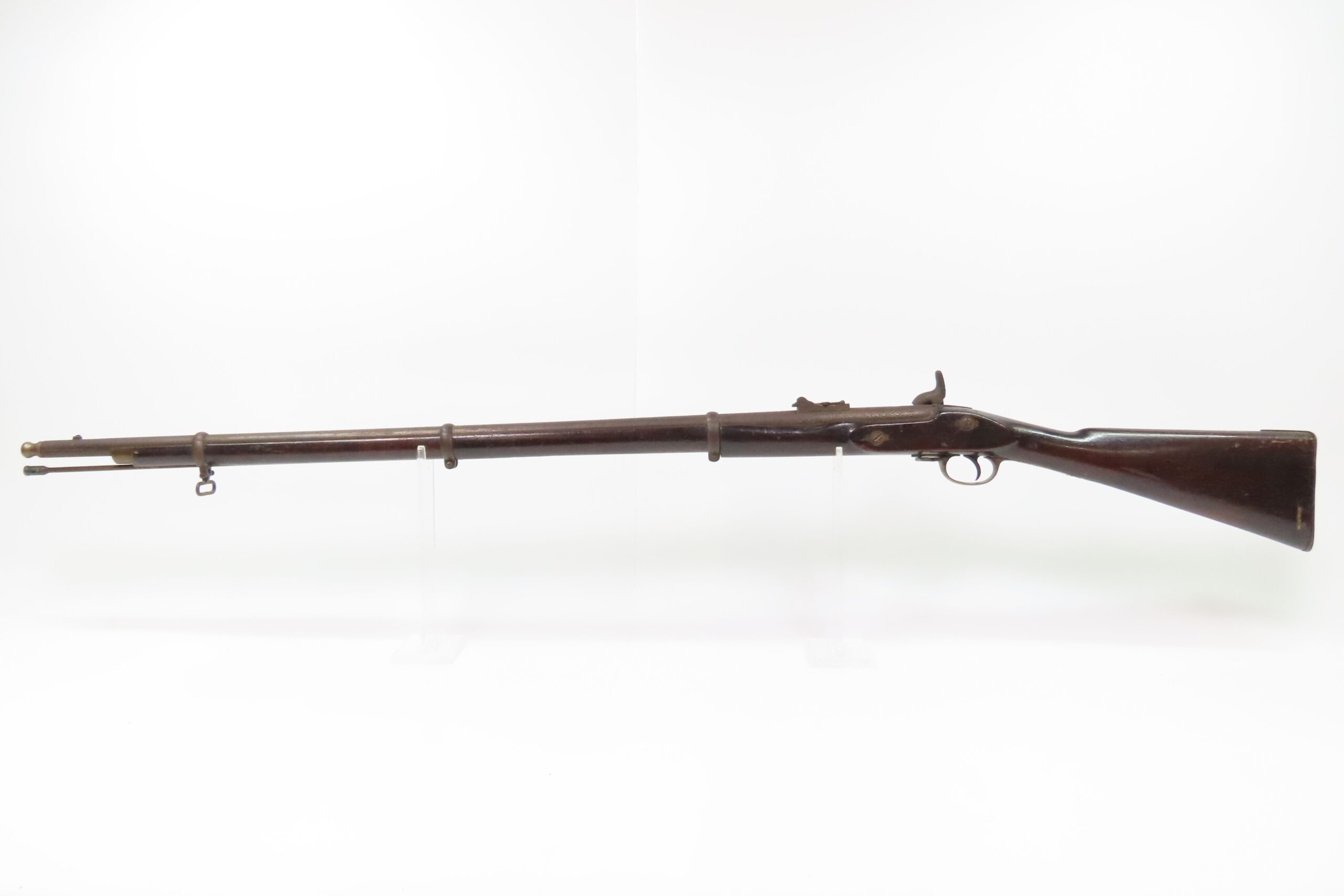 1863 Dated CIVIL WAR Antique British P1853 ENFIELD Infantry Rifle-Musket P 53 TOWER Marked .60 Rifle-Musket - Image 9