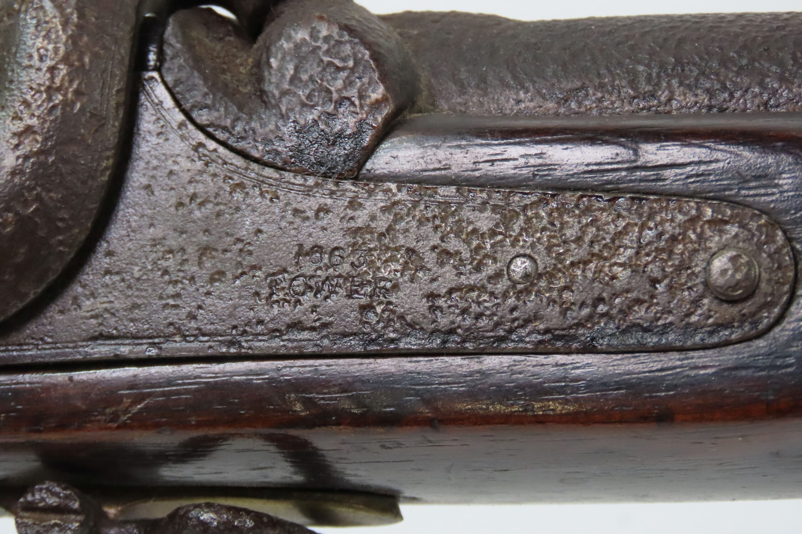 1863 Dated CIVIL WAR Antique British P1853 ENFIELD Infantry Rifle-Musket P 53 TOWER Marked .60 Rifle-Musket - Image 23