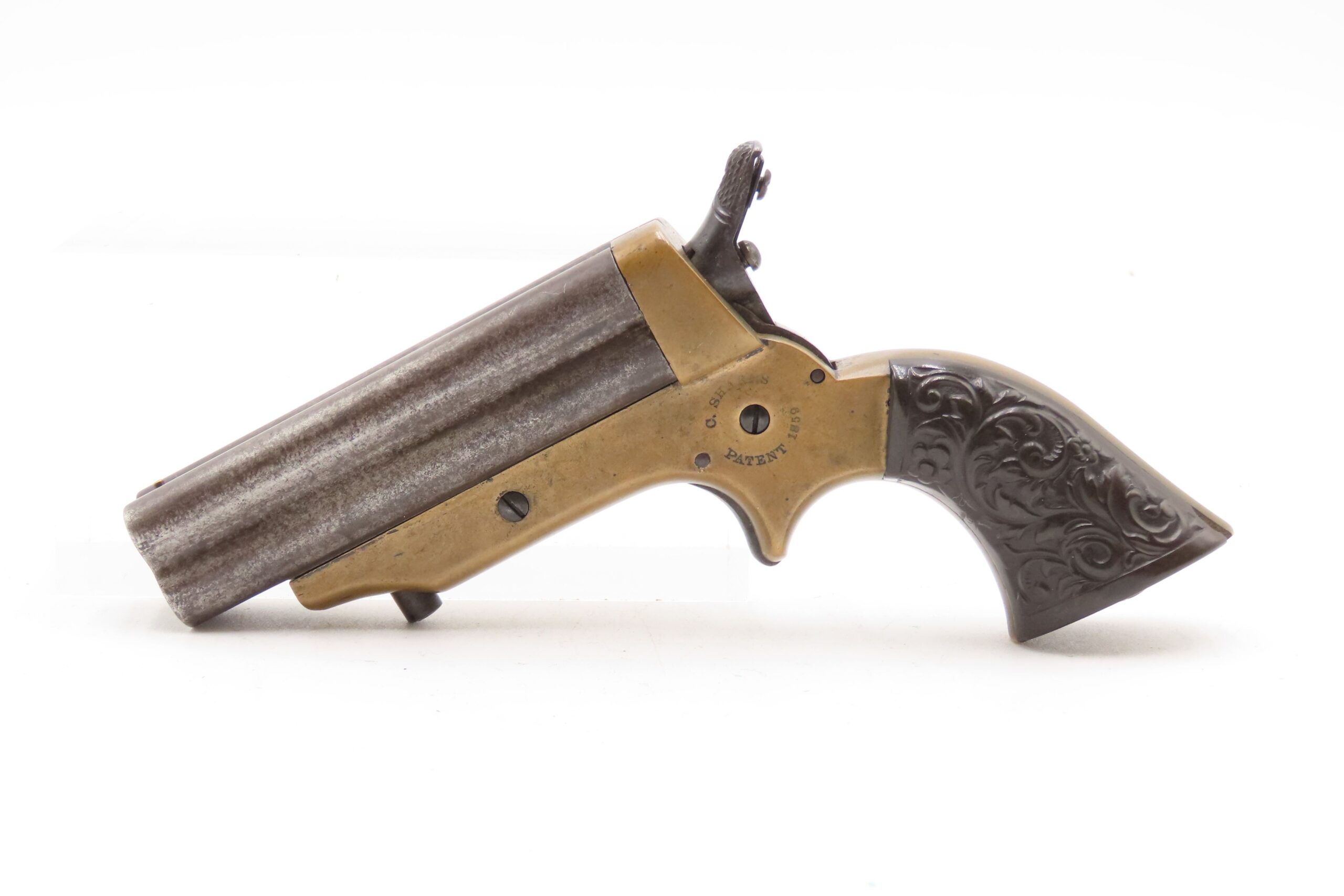 CIVIL WAR Era Antique C. SHARPS .22 PEPPERBOX Wild West RIVERBOAT GAMBLER Mfg. 1859-74 Model 1 Pocket Pepperbox Revolver - Image 3