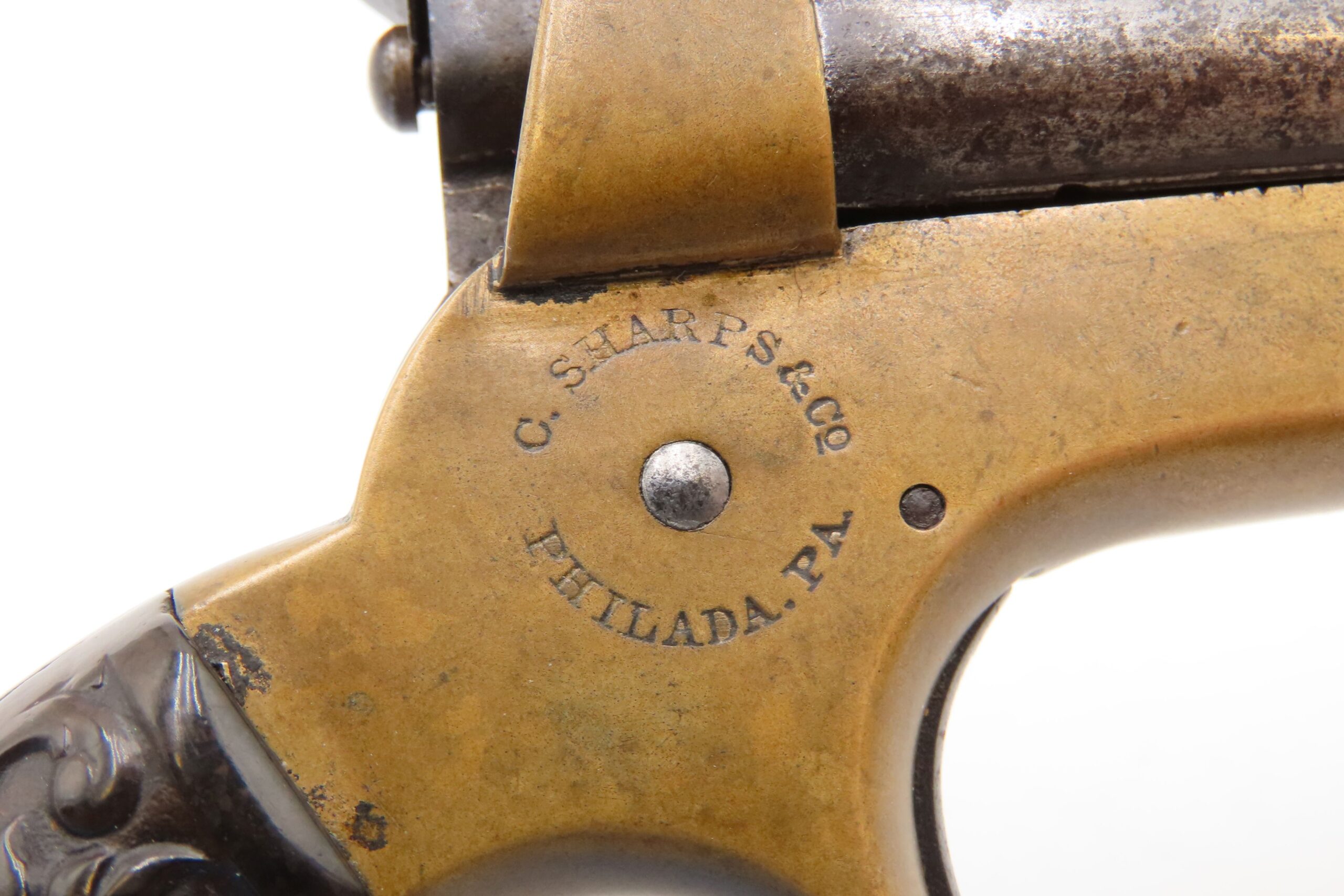 CIVIL WAR Era Antique C. SHARPS .22 PEPPERBOX Wild West RIVERBOAT GAMBLER Mfg. 1859-74 Model 1 Pocket Pepperbox Revolver - Image 16