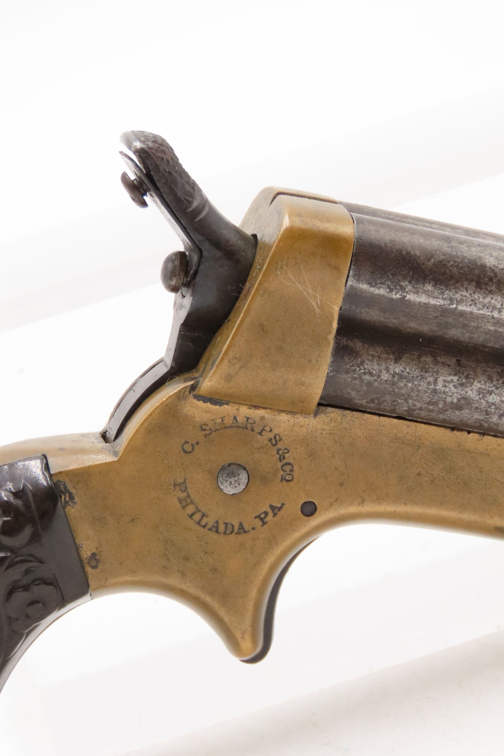 CIVIL WAR Era Antique C. SHARPS .22 PEPPERBOX Wild West RIVERBOAT GAMBLER Mfg. 1859-74 Model 1 Pocket Pepperbox Revolver - Image 19