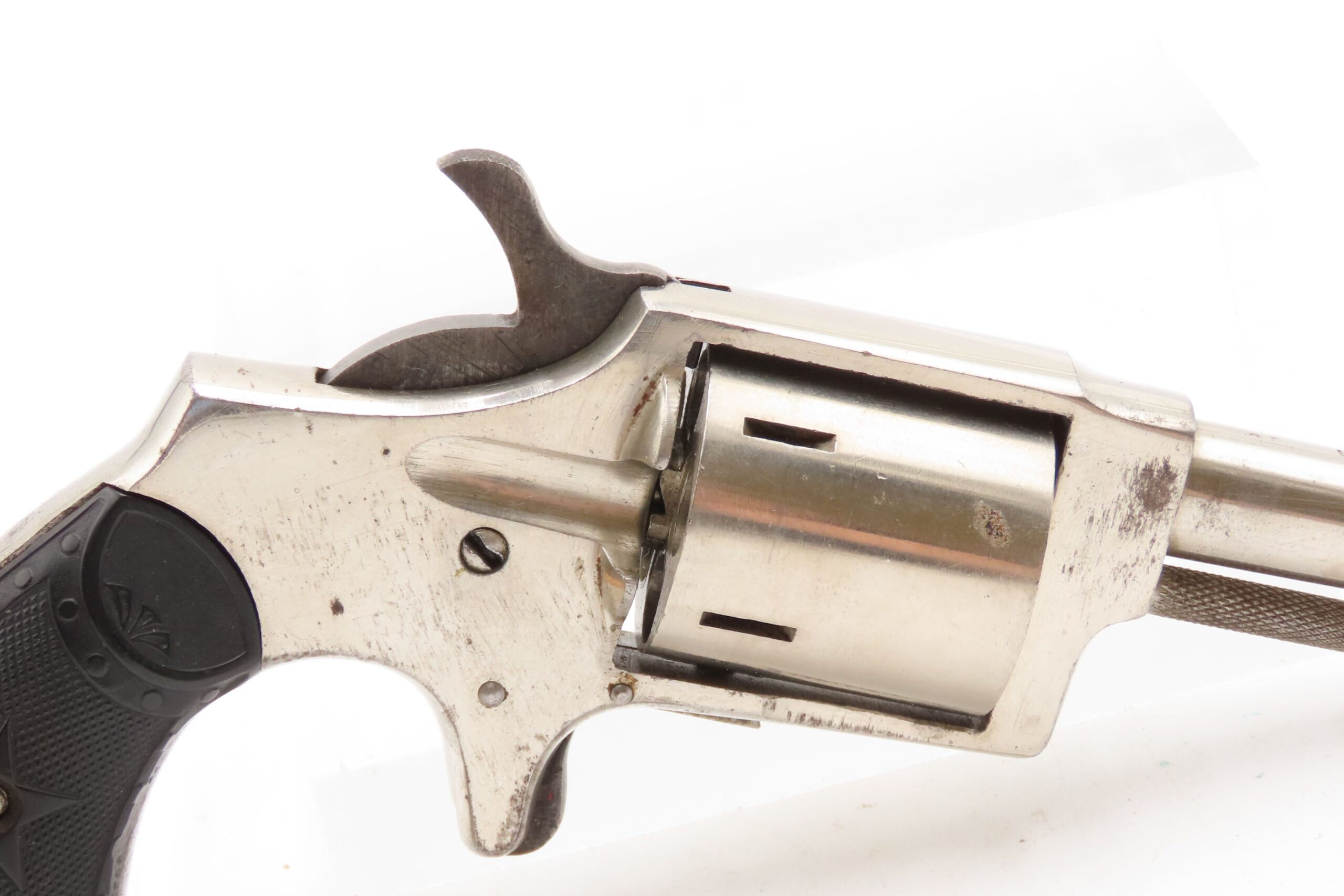 WILD WEST Antique “CHAMPION” Defense COWBOY Back-Up POCKET Revolver 1800s FRONTIER ERA Spur Trigger HIDEOUT .32 Cal. Revolver - Image 17