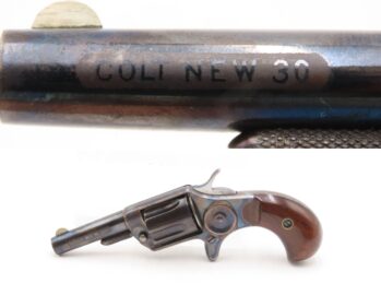 1876 Antique COLT “NEW LINE” .30 RF ETCHED PANED Pocket Revolver WILD WEST Frontier/Hideout SELF DEFENSE Revolver