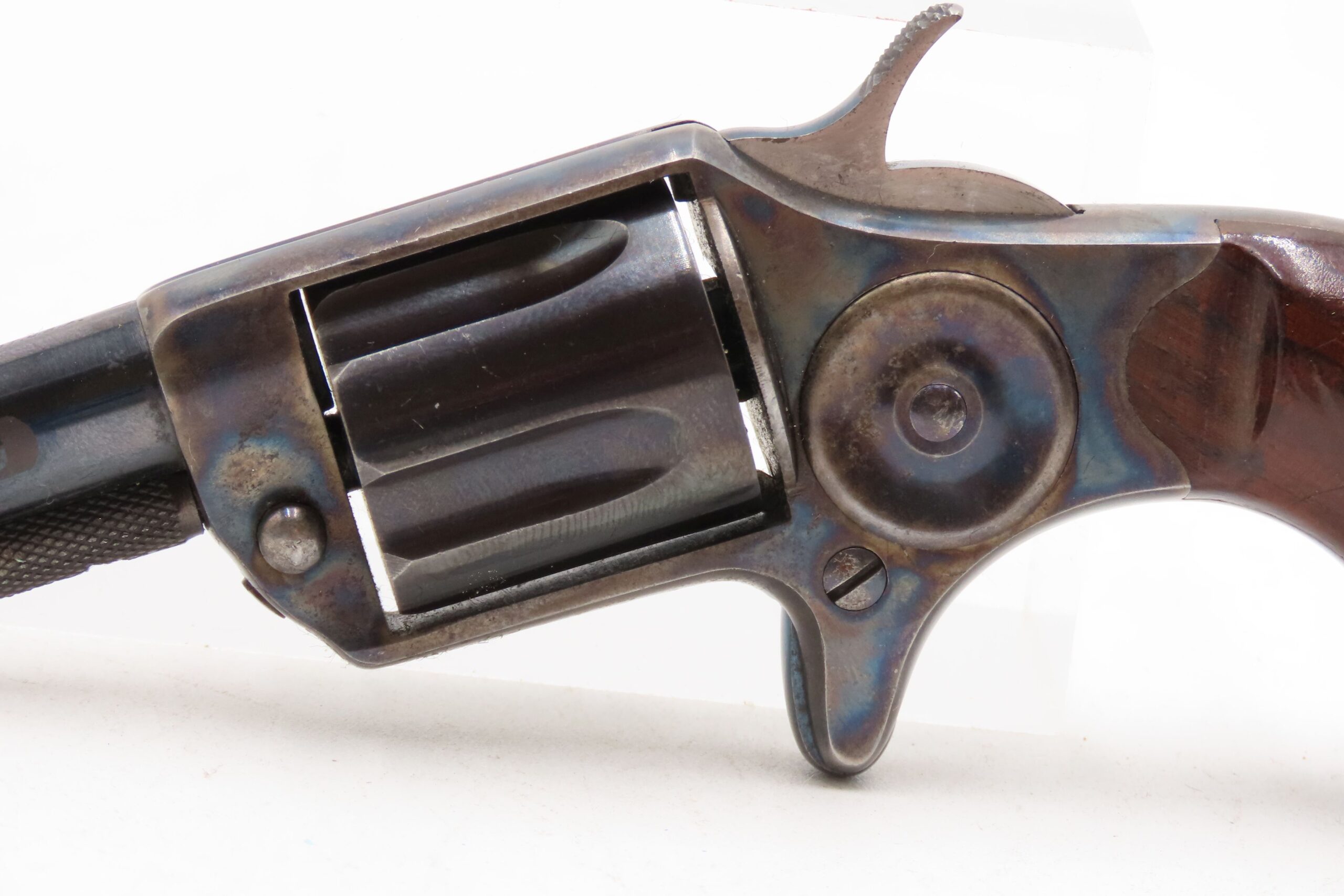 1876 Antique COLT “NEW LINE” .30 RF ETCHED PANED Pocket Revolver WILD WEST Frontier/Hideout SELF DEFENSE Revolver - Image 5