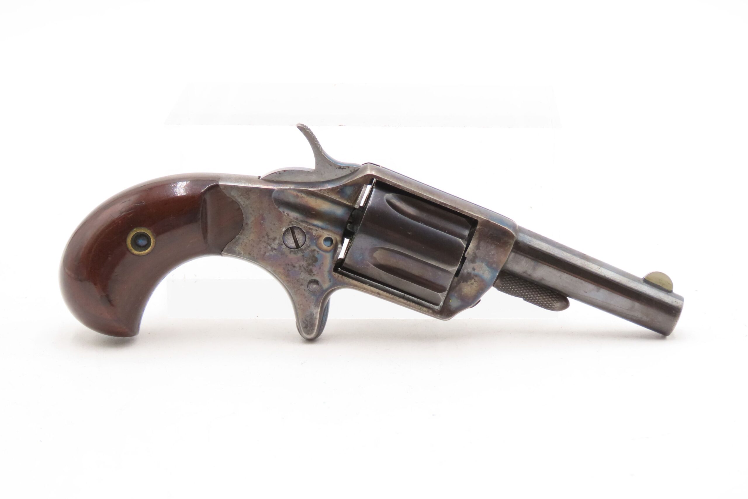 1876 Antique COLT “NEW LINE” .30 RF ETCHED PANED Pocket Revolver WILD WEST Frontier/Hideout SELF DEFENSE Revolver - Image 16