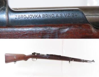 WWII Czech BRNO ARMS 8mm Mauser Vz 24 MAUSER Bolt Action MILITARY Rifle C&R With Receiver Ring Drilled and Tapped for Scope