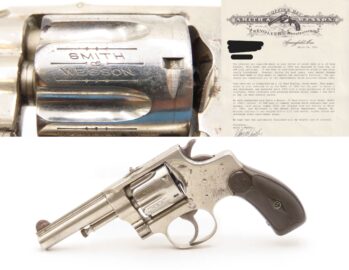 FACTORY LETTERED Antique SMITH & WESSON .32 S&W “HAND EJECTOR” Revolver C&R Documented NEWARK POLICE DEPARTMENT Handgun