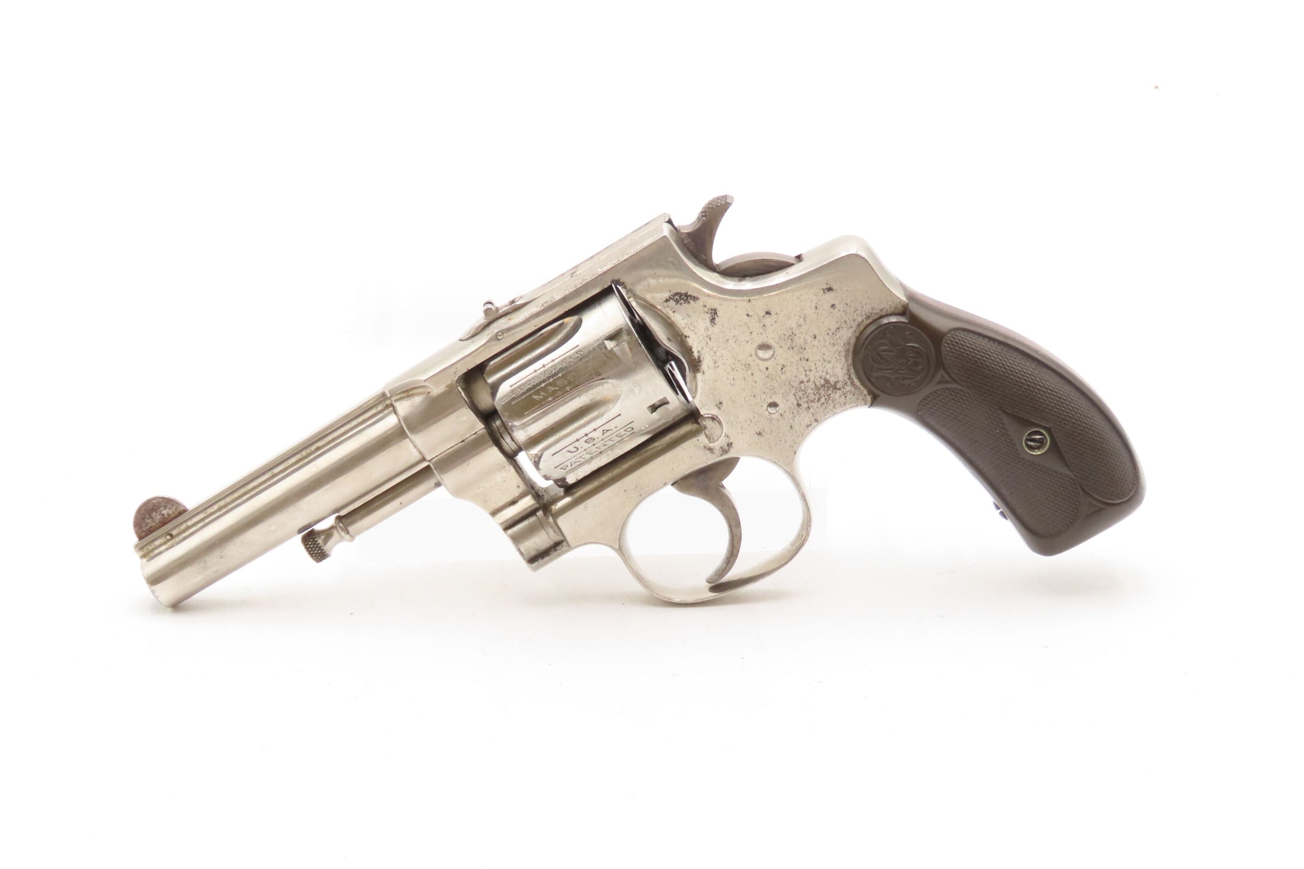 FACTORY LETTERED Antique SMITH & WESSON .32 S&W “HAND EJECTOR” Revolver C&R Documented NEWARK POLICE DEPARTMENT Handgun - Image 3