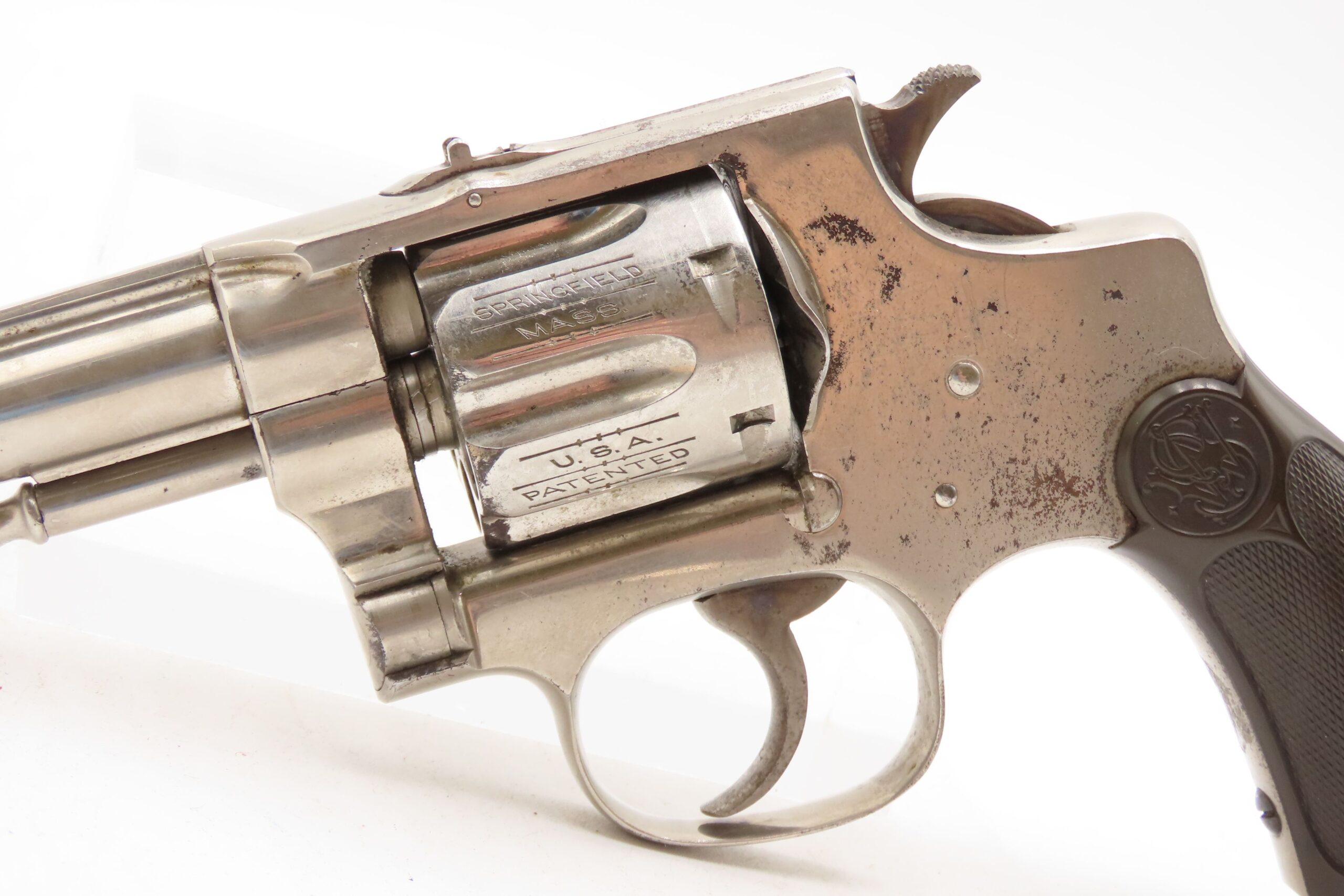 FACTORY LETTERED Antique SMITH & WESSON .32 S&W “HAND EJECTOR” Revolver C&R Documented NEWARK POLICE DEPARTMENT Handgun - Image 5
