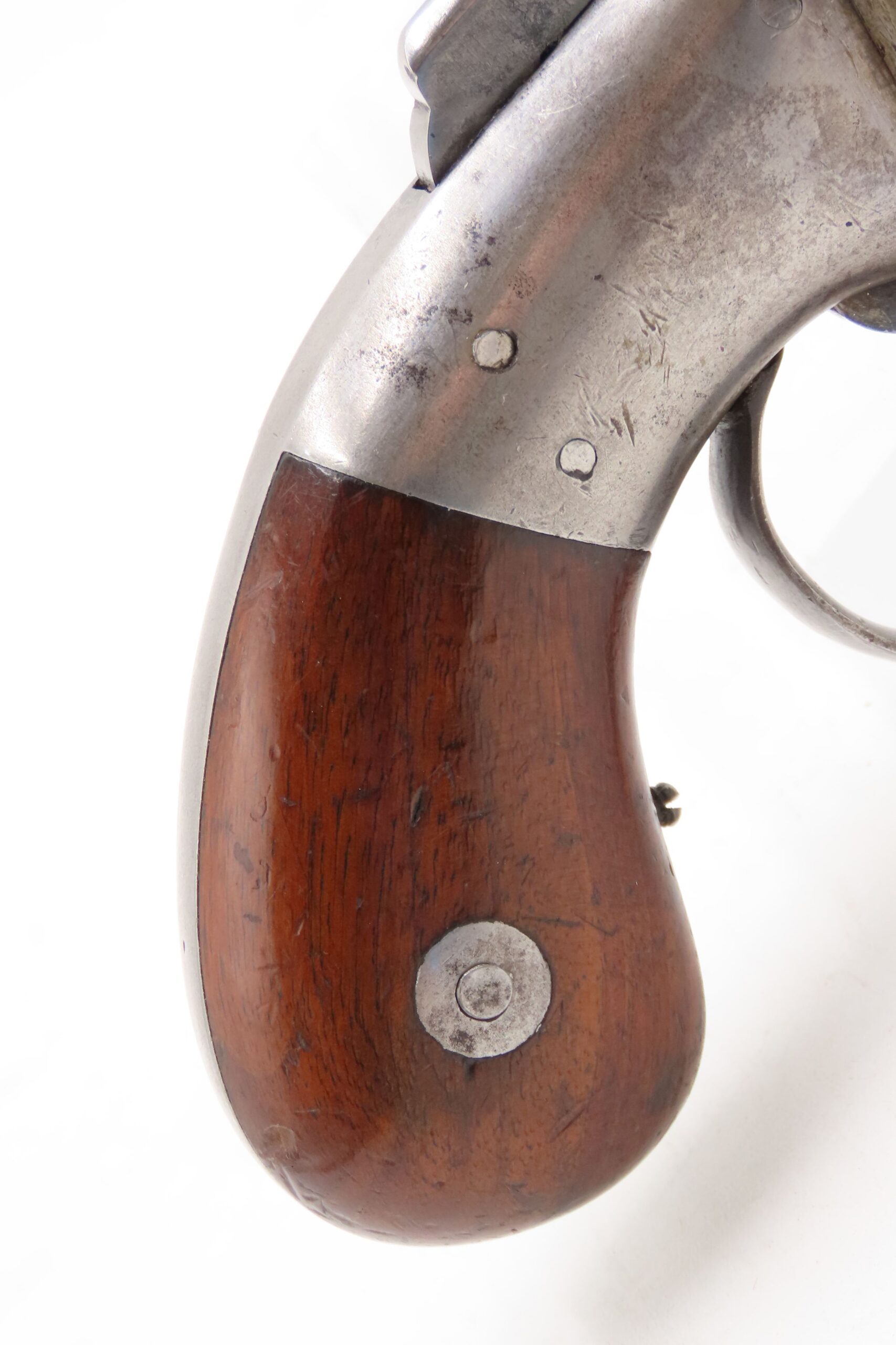 Rare ENGRAVED Antique ALLEN & WHEELOCK Small Frame Perc. POCKET Revolver Also Known as the “TRANSITION PEPPERBOX-REVOLVER” - Image 19