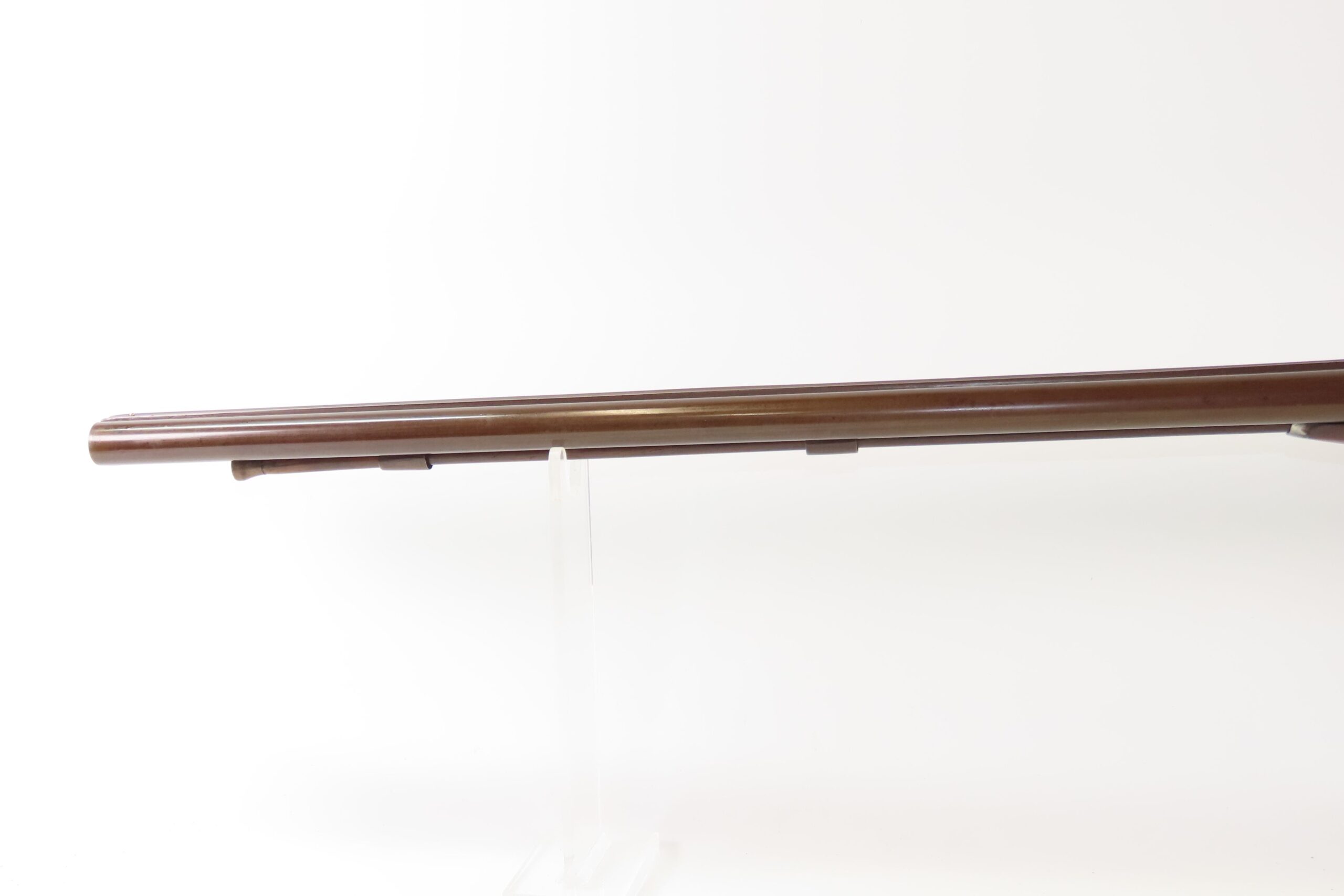 ENGRAVED Antique I. HOLLIS & SONS 10 Gauge Percussion DOUBLE BARREL Shotgun LONDON MADE Longarm from the mid-19th Century - Image 6