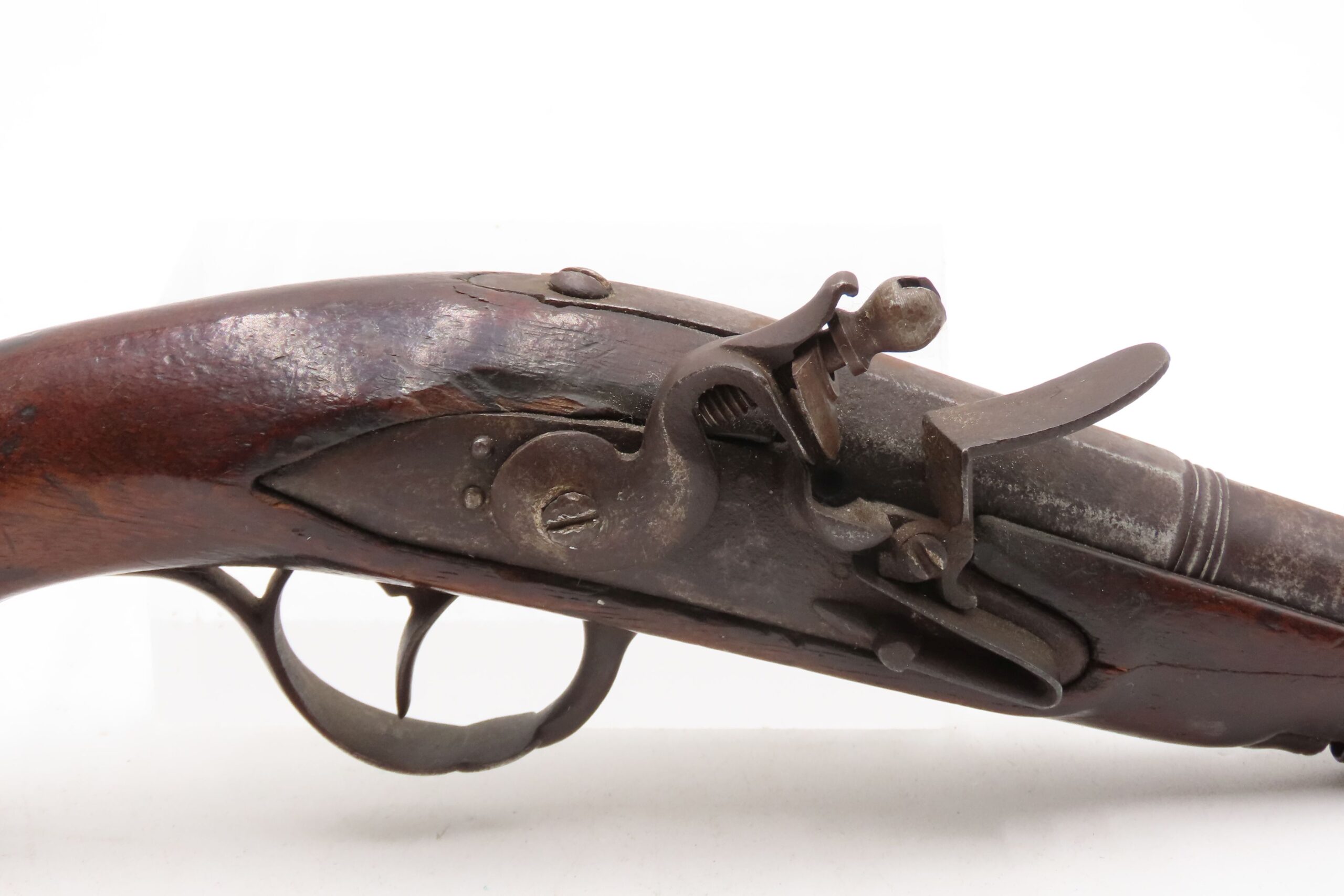Antique Late 1700s EUROPEAN .54 FLINTLOCK Self Defense MANSTOPPER Pistol 18th Century GENTLEMAN’S HOLSTER/COAT POCKET Pistol - Image 5