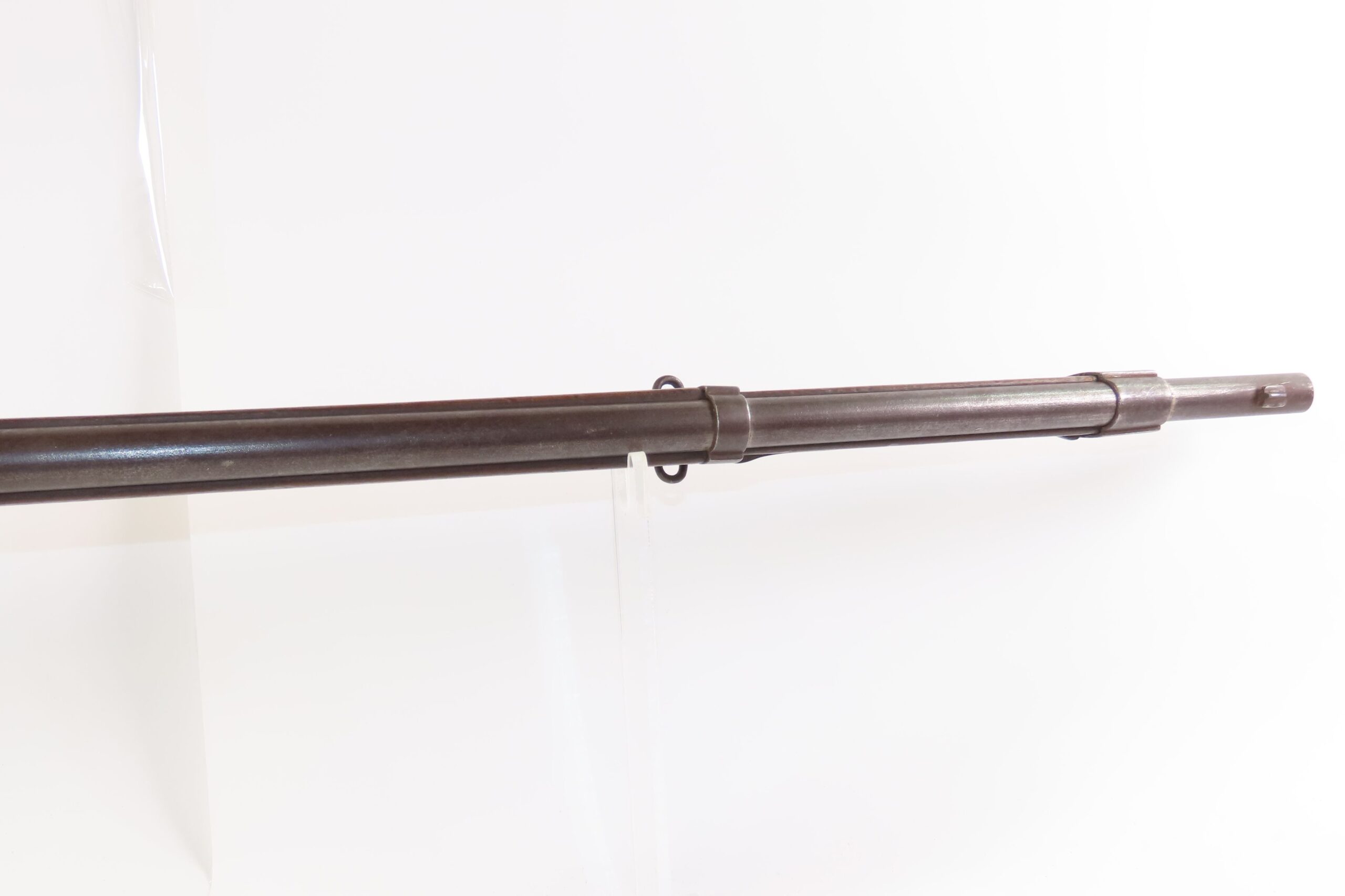 Antique CIVIL WAR Era European PERCUSSION Full Stock Military Rifle BAYONET “Crown/I” Proofed .54 Caliber Longarm - Image 12