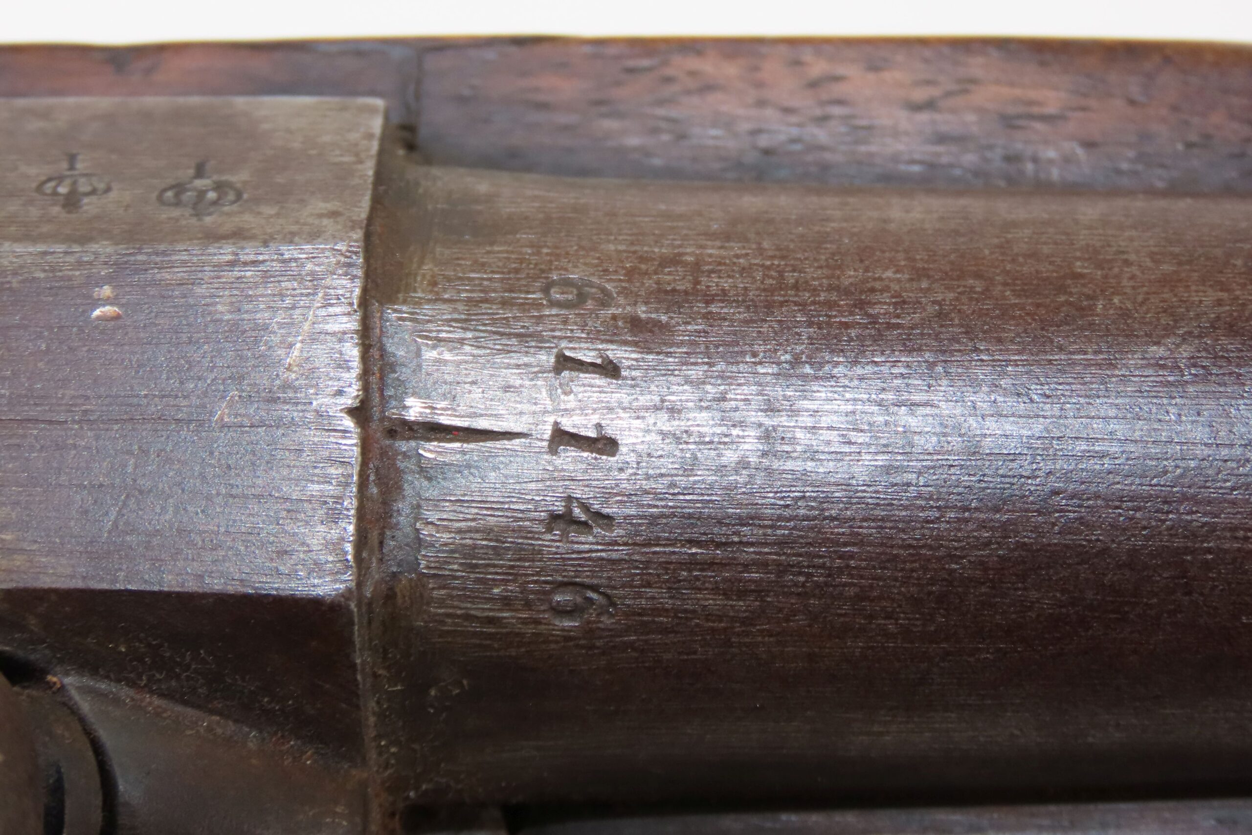 Antique CIVIL WAR Era European PERCUSSION Full Stock Military Rifle BAYONET “Crown/I” Proofed .54 Caliber Longarm - Image 13
