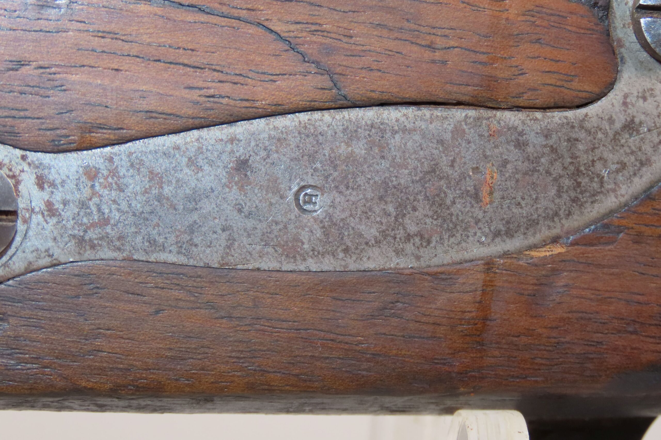 Antique CIVIL WAR Era European PERCUSSION Full Stock Military Rifle BAYONET “Crown/I” Proofed .54 Caliber Longarm - Image 14